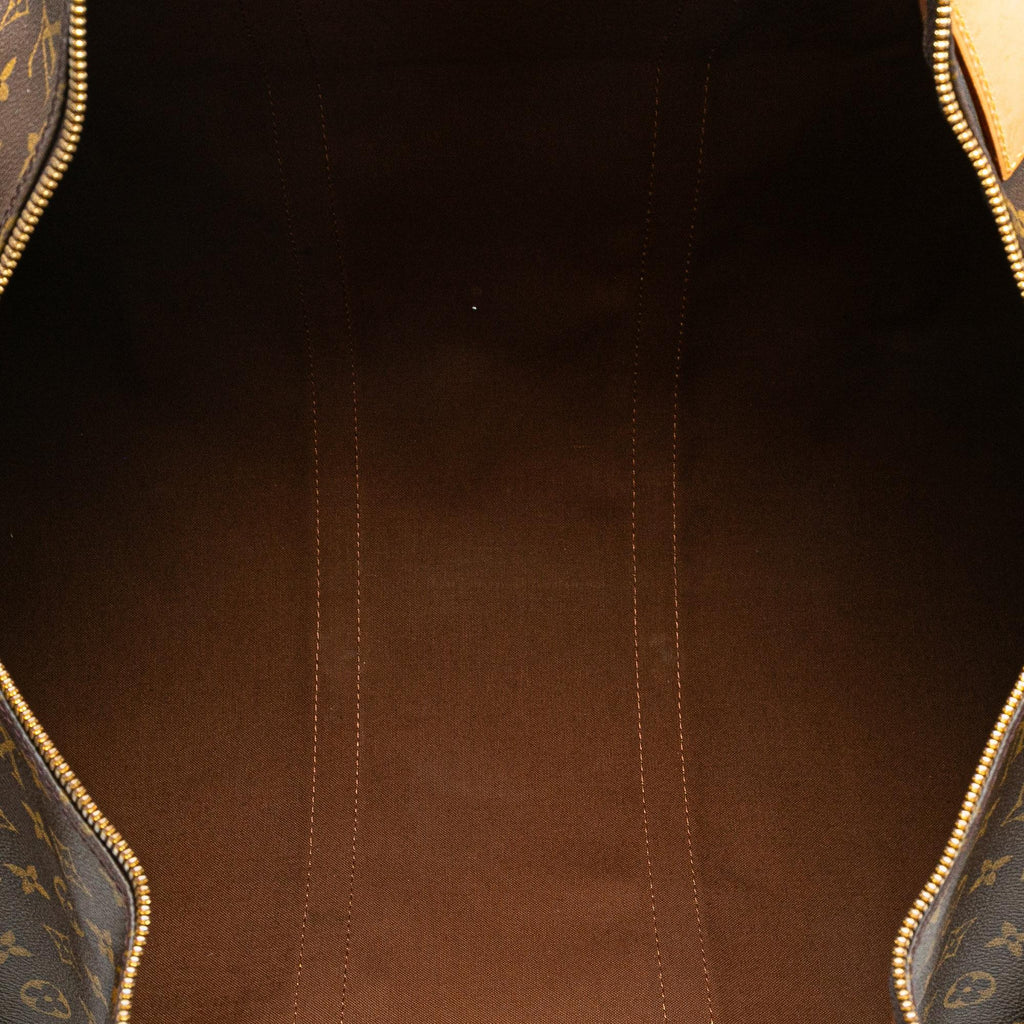 Louis Vuitton Monogram Keepall Bandouliere 60 (SHG-SMj1PM)