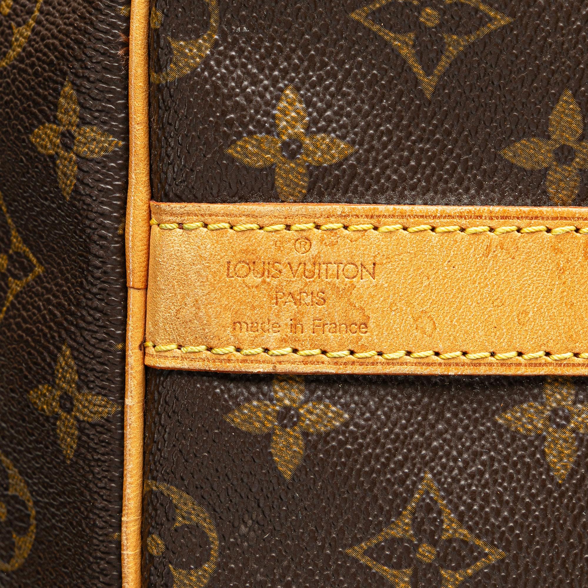 Louis Vuitton Monogram Keepall Bandouliere 60 (SHG-SMj1PM)