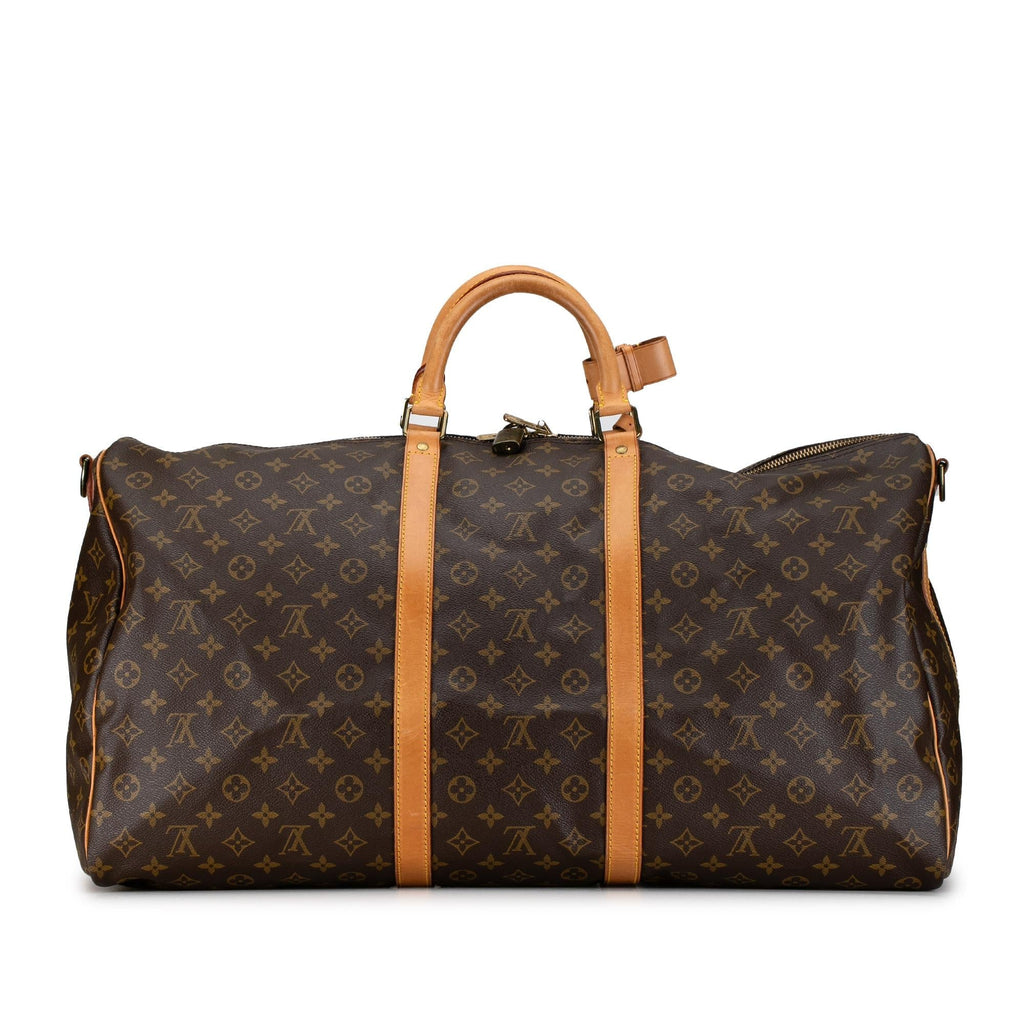 Louis Vuitton Monogram Keepall Bandouliere 60 (SHG-NLE5O5)