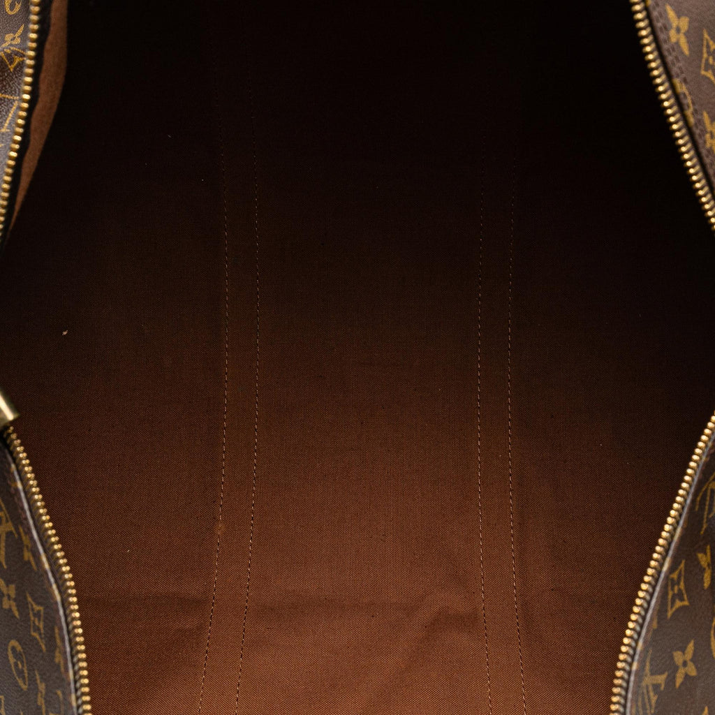 Louis Vuitton Monogram Keepall Bandouliere 60 (SHG-NLE5O5)