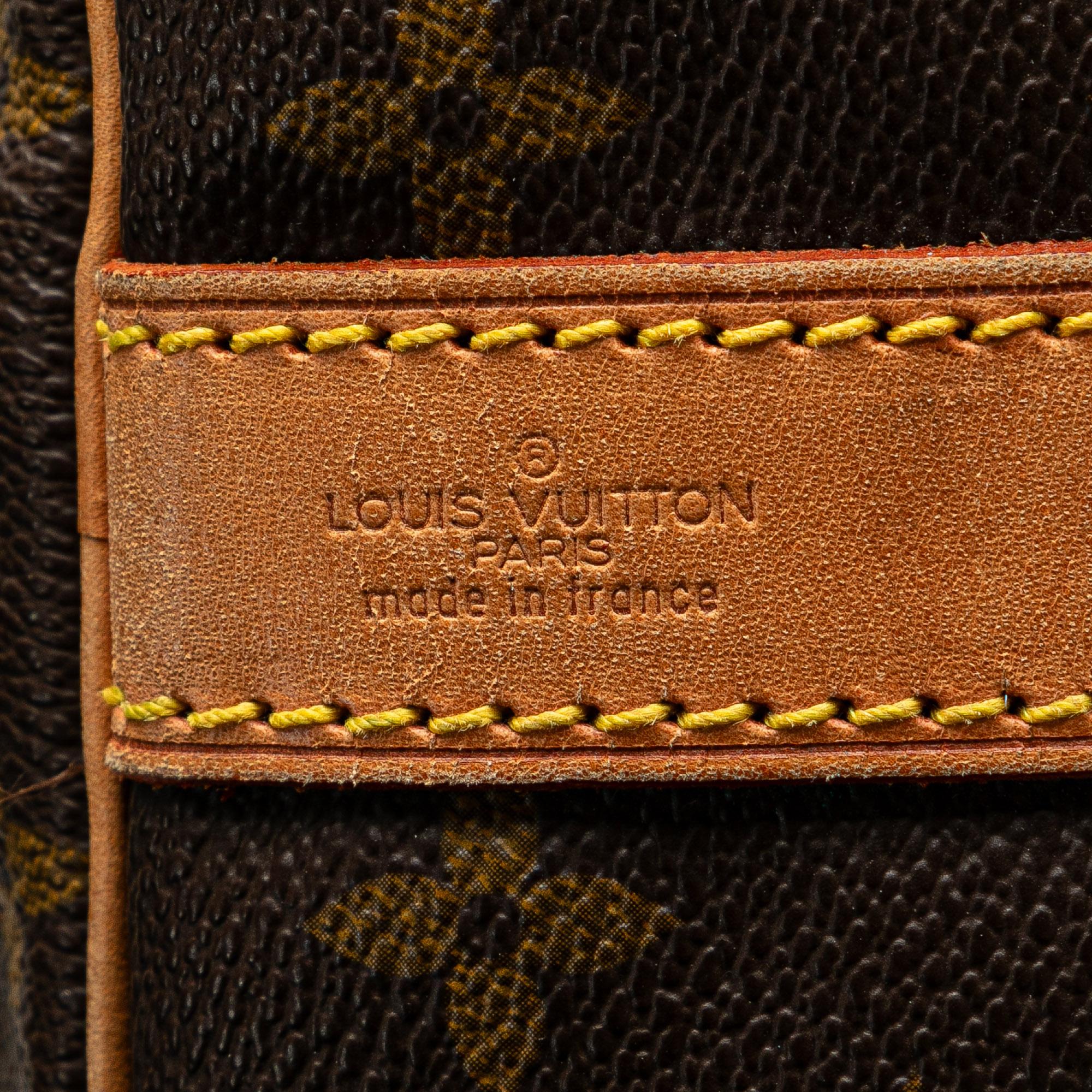 Louis Vuitton Monogram Keepall Bandouliere 60 (SHG-NLE5O5)