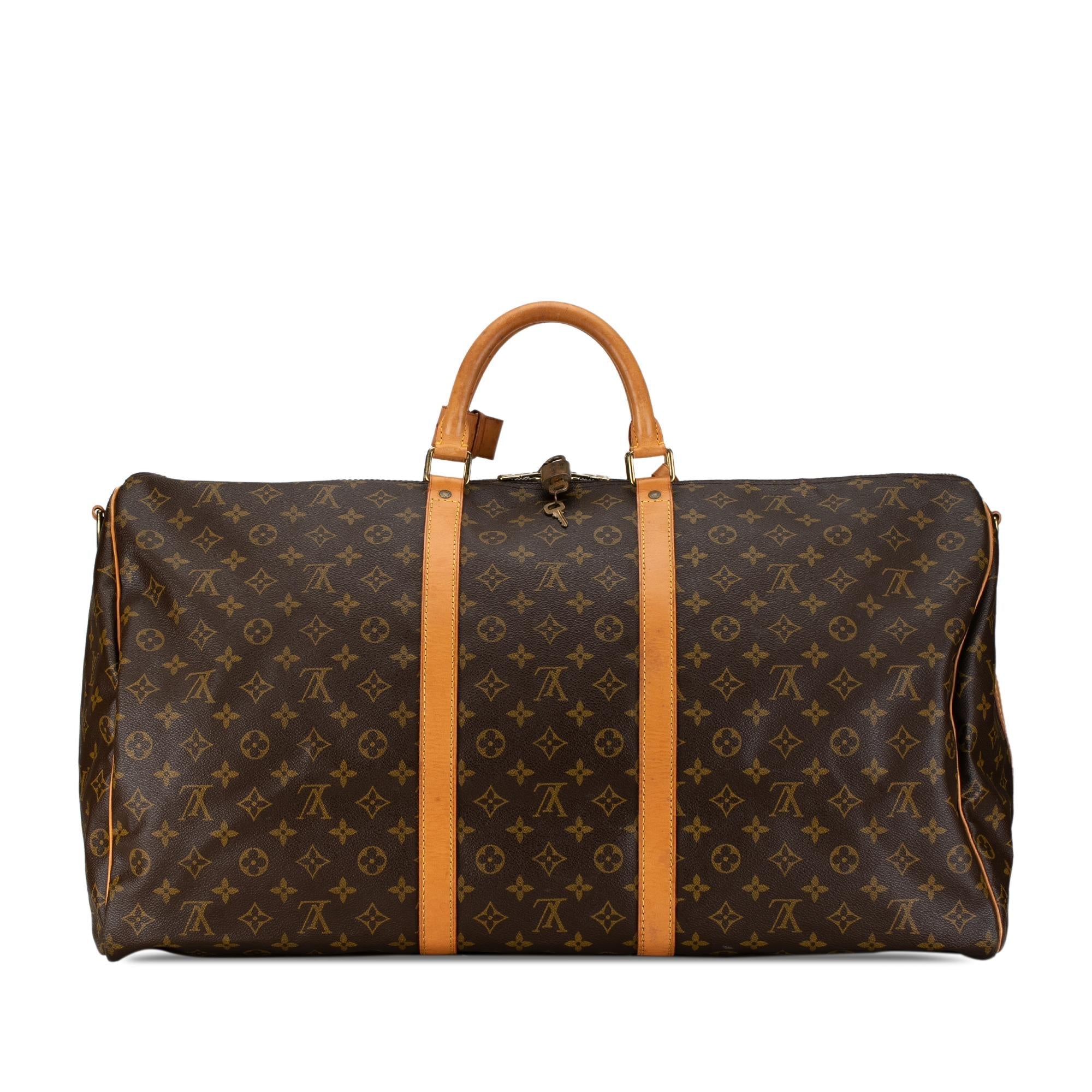 Louis Vuitton Monogram Keepall Bandouliere 60 (SHG-UKiFDT)