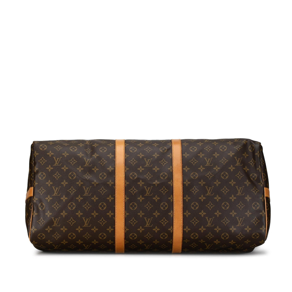 Louis Vuitton Monogram Keepall Bandouliere 60 (SHG-ST4B0r)