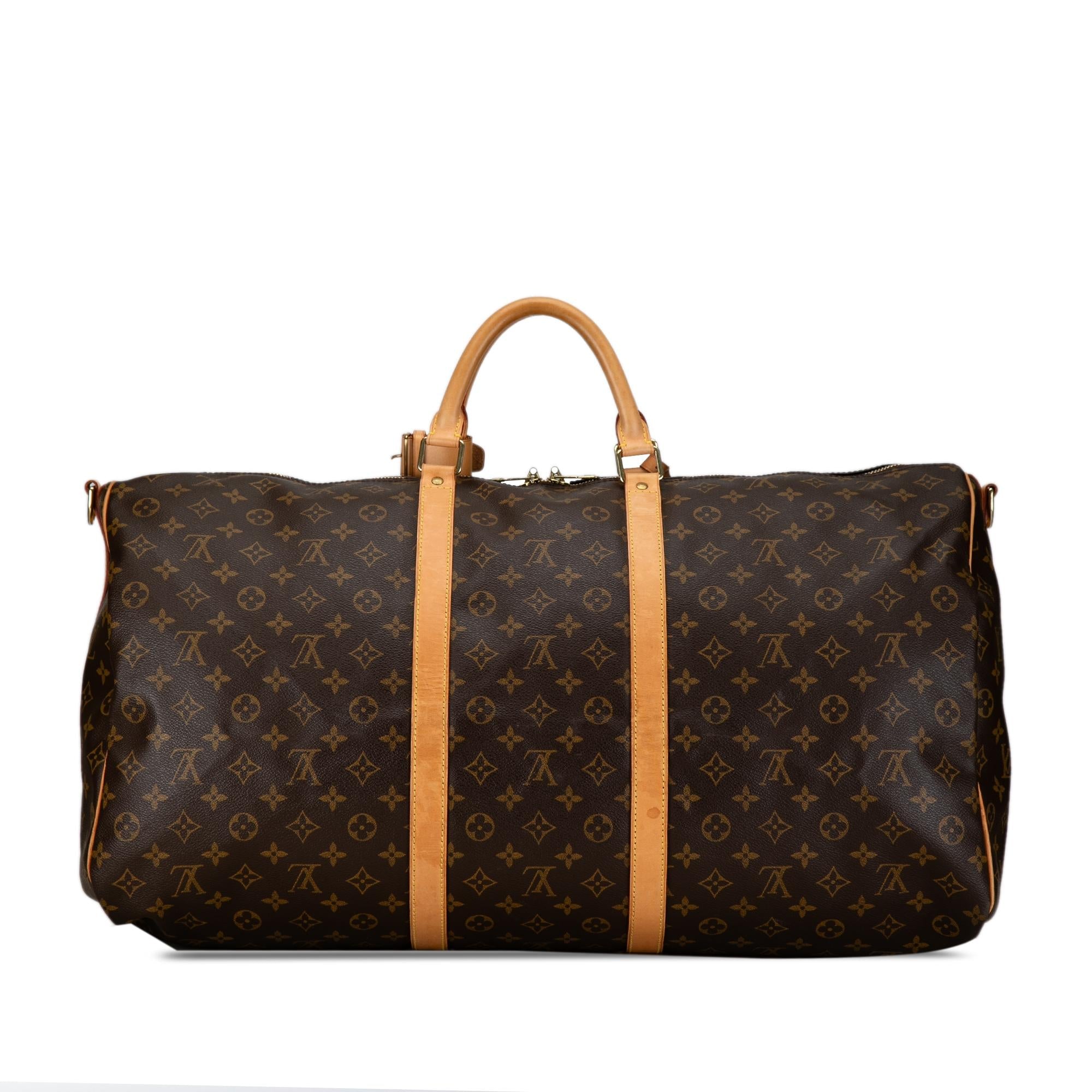 Louis Vuitton Monogram Keepall Bandouliere 60 (SHG-uDTRuM)