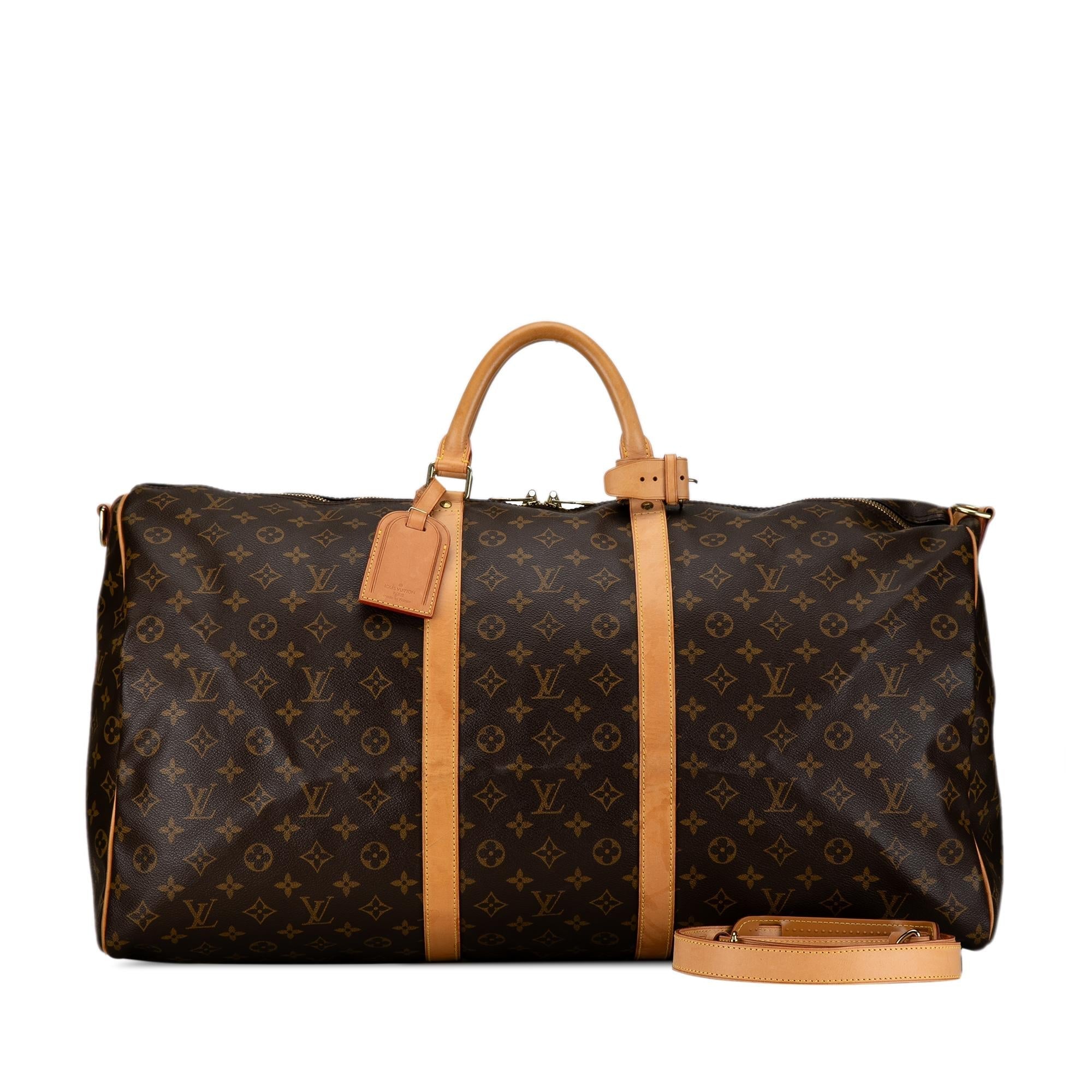 Louis Vuitton Monogram Keepall Bandouliere 60 (SHG-uDTRuM)