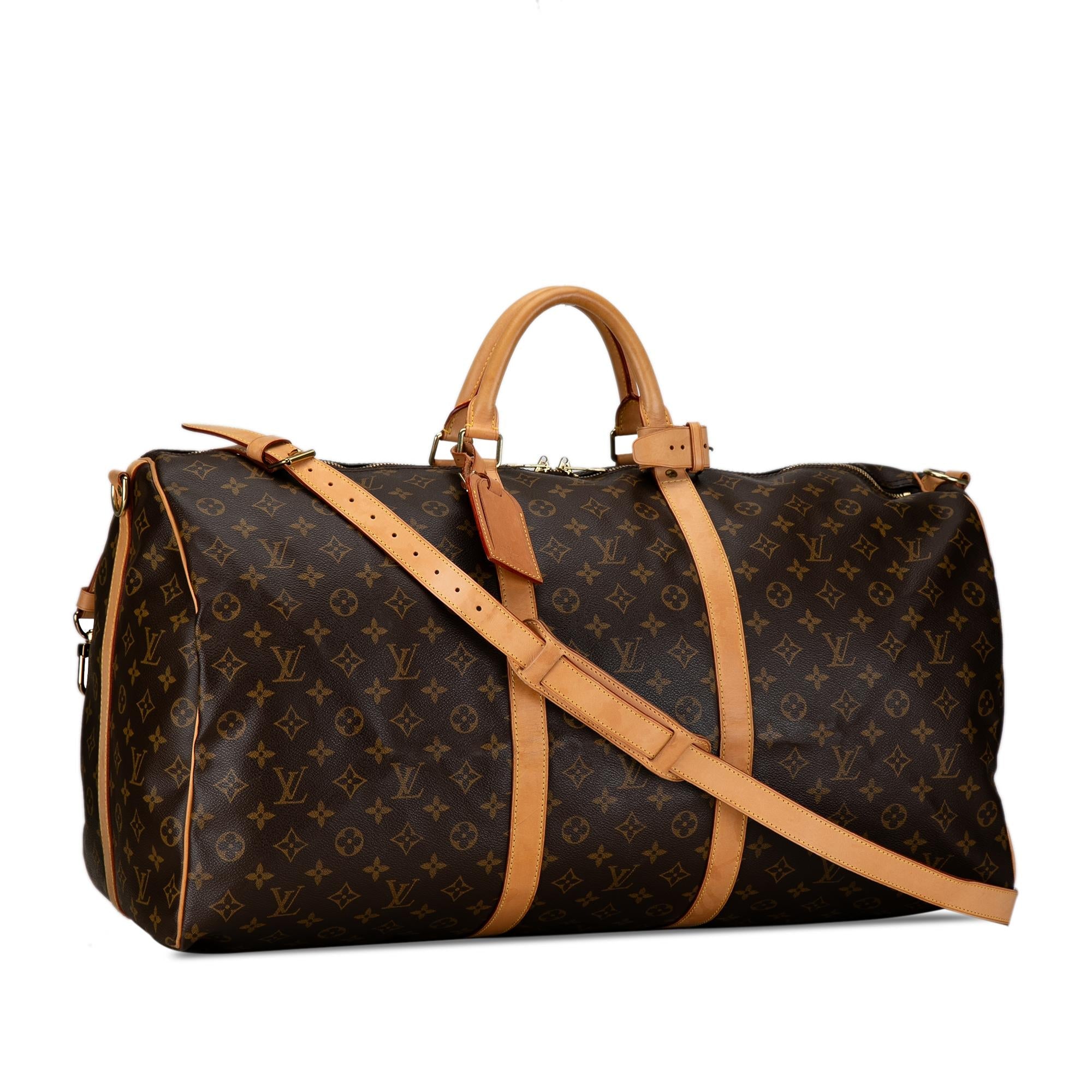 Louis Vuitton Monogram Keepall Bandouliere 60 (SHG-uDTRuM)