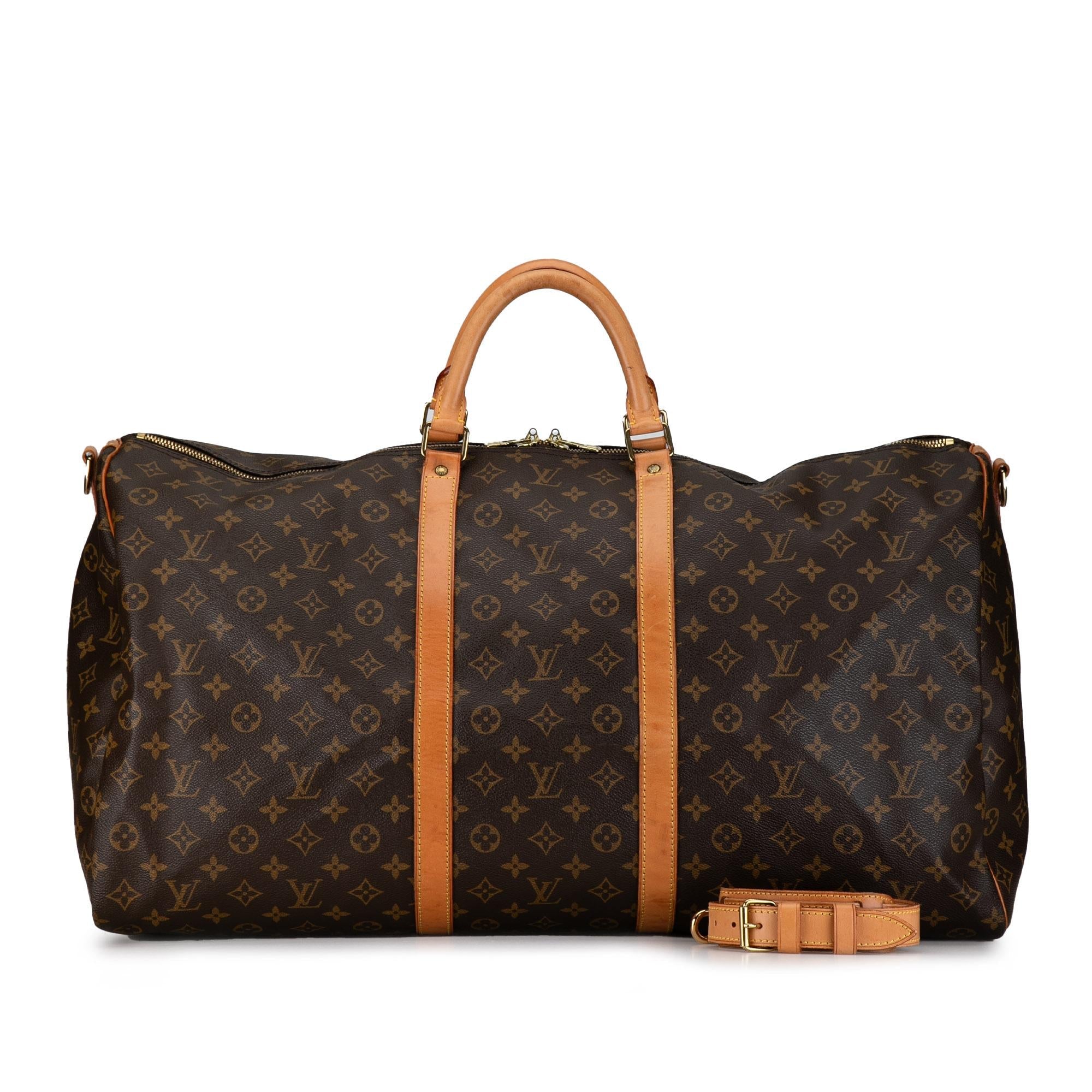 Louis Vuitton Monogram Keepall Bandouliere 60 (SHG-Nsz8zQ)