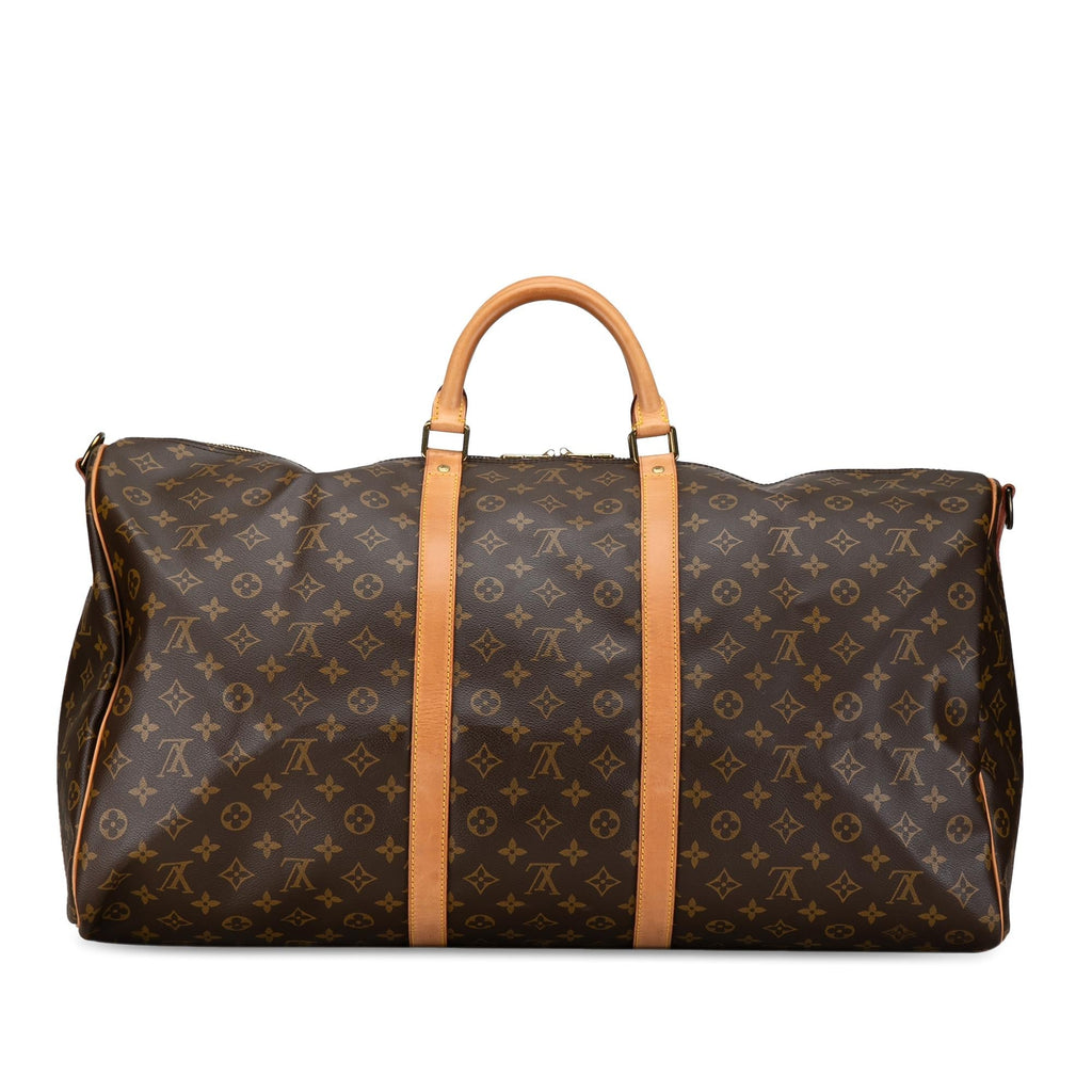 Louis Vuitton Monogram Keepall Bandouliere 60 (SHG-NIoV5f)