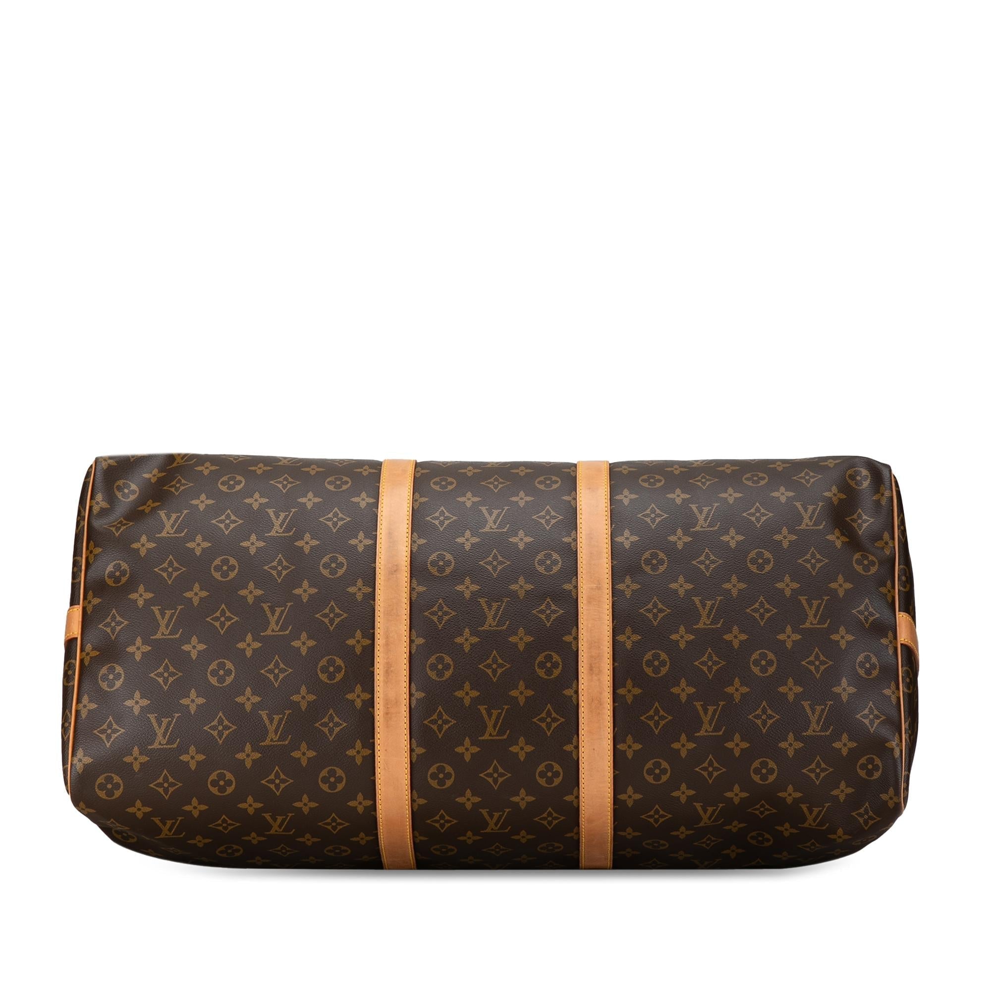 Louis Vuitton Monogram Keepall Bandouliere 60 (SHG-NIoV5f)
