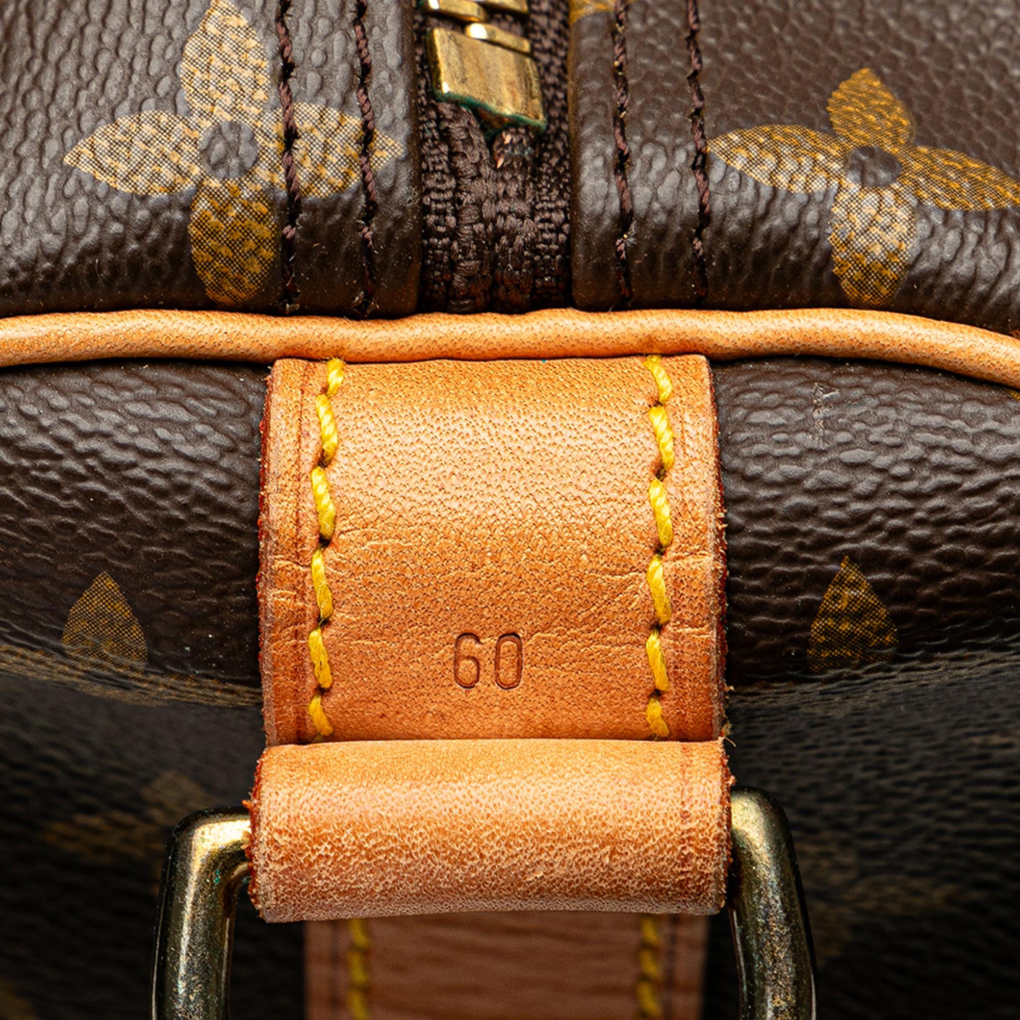 Louis Vuitton Monogram Keepall Bandouliere 60 (SHG-NIoV5f)