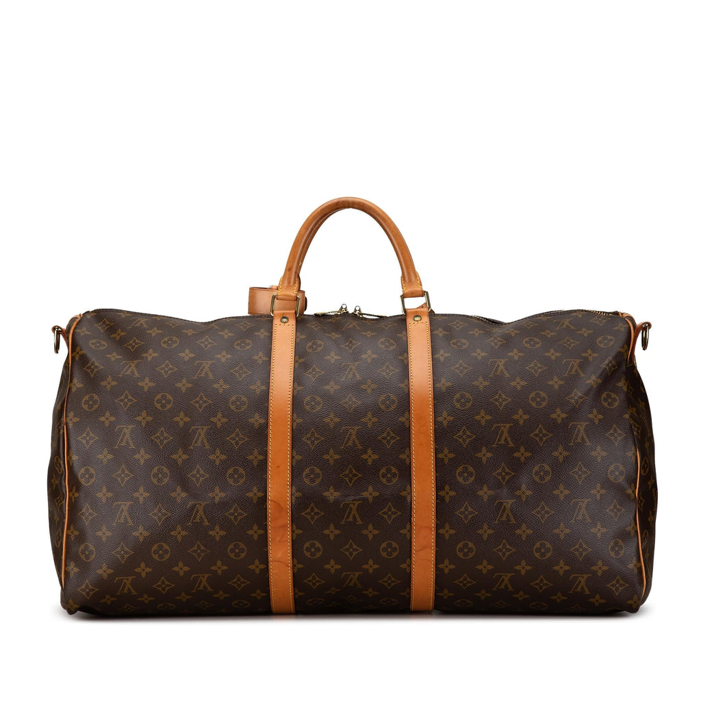 Louis Vuitton Monogram Keepall Bandouliere 60 (SHG-0UiiAY)