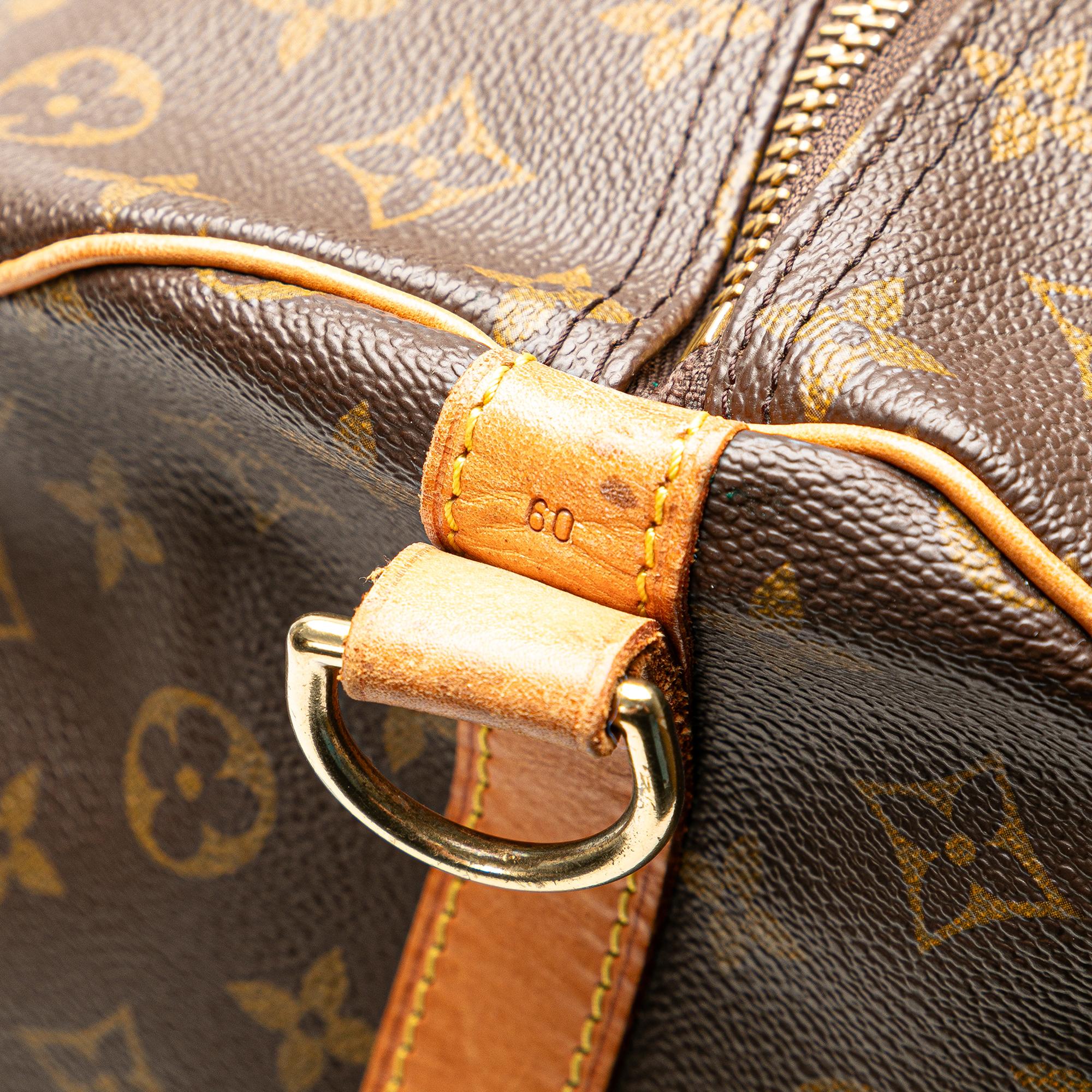 Louis Vuitton Monogram Keepall Bandouliere 60 (SHG-0UiiAY)
