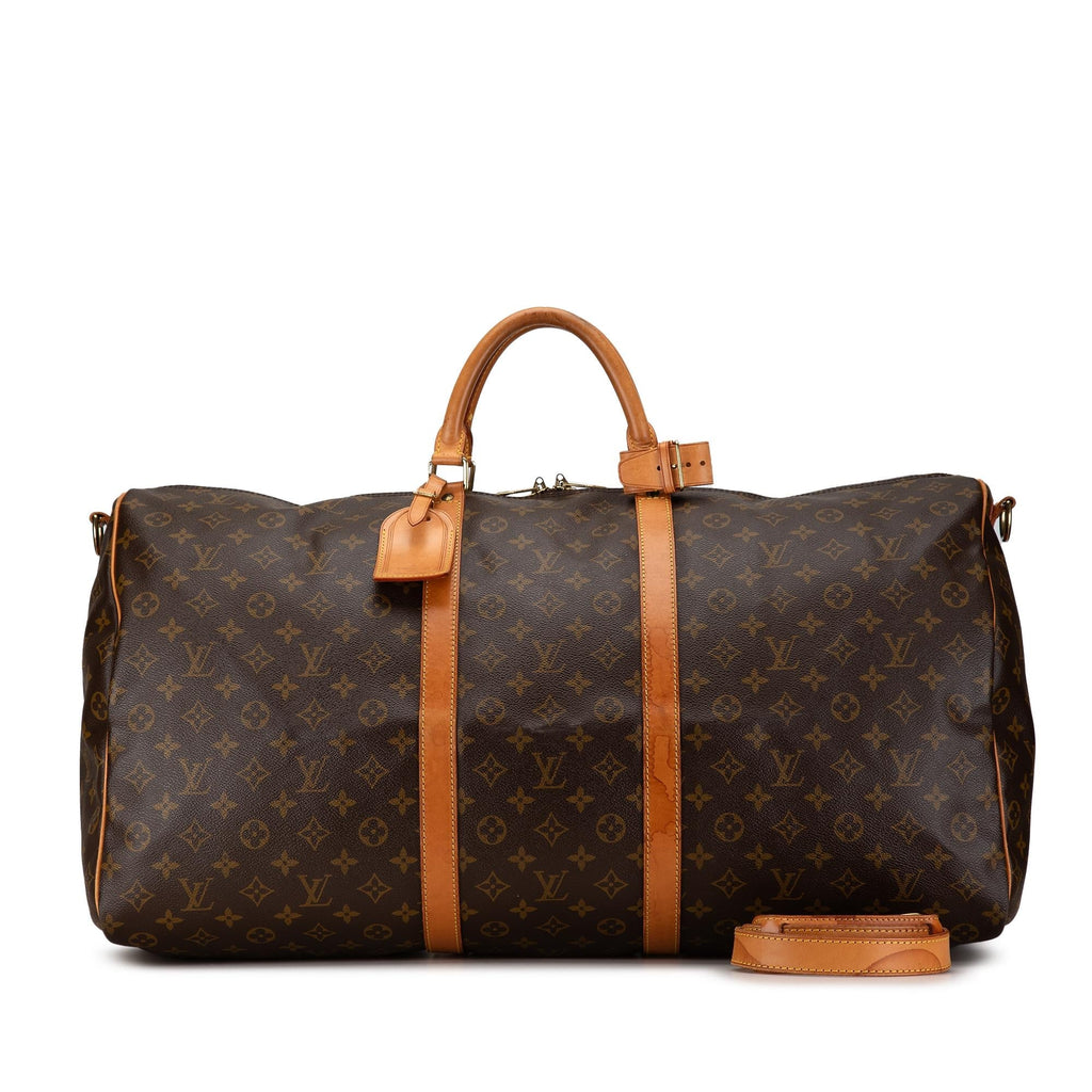 Louis Vuitton Monogram Keepall Bandouliere 60 (SHG-0UiiAY)