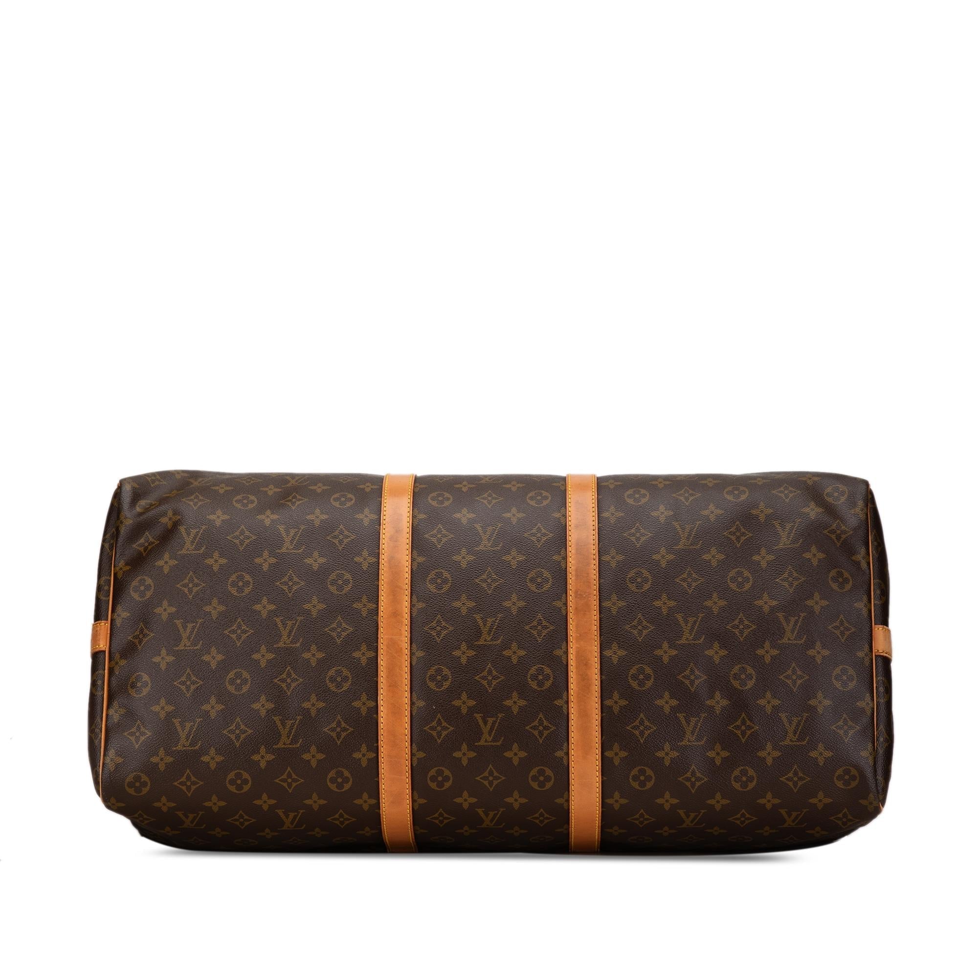 Louis Vuitton Monogram Keepall Bandouliere 60 (SHG-6wSsDC)