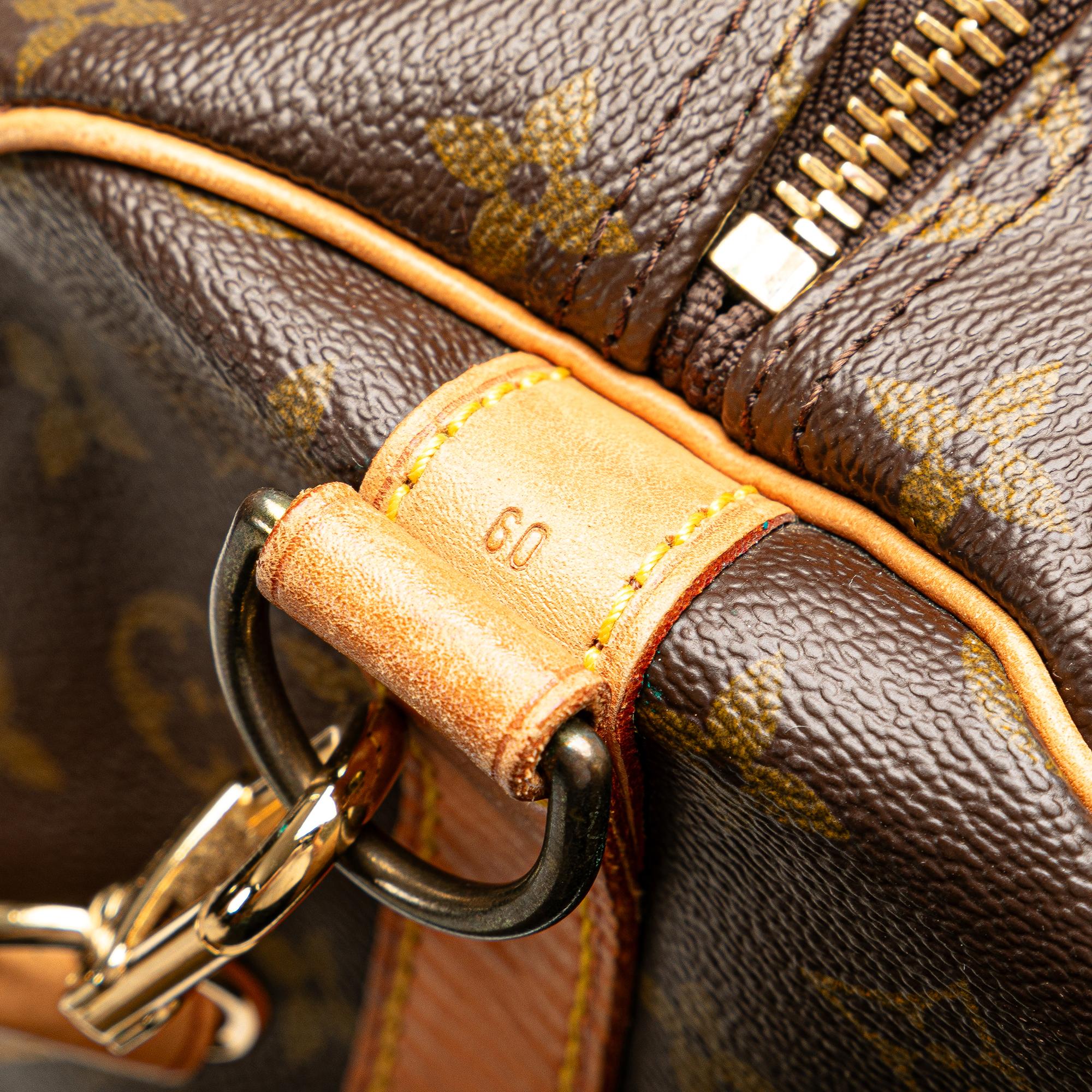 Louis Vuitton Monogram Keepall Bandouliere 60 (SHG-6wSsDC)