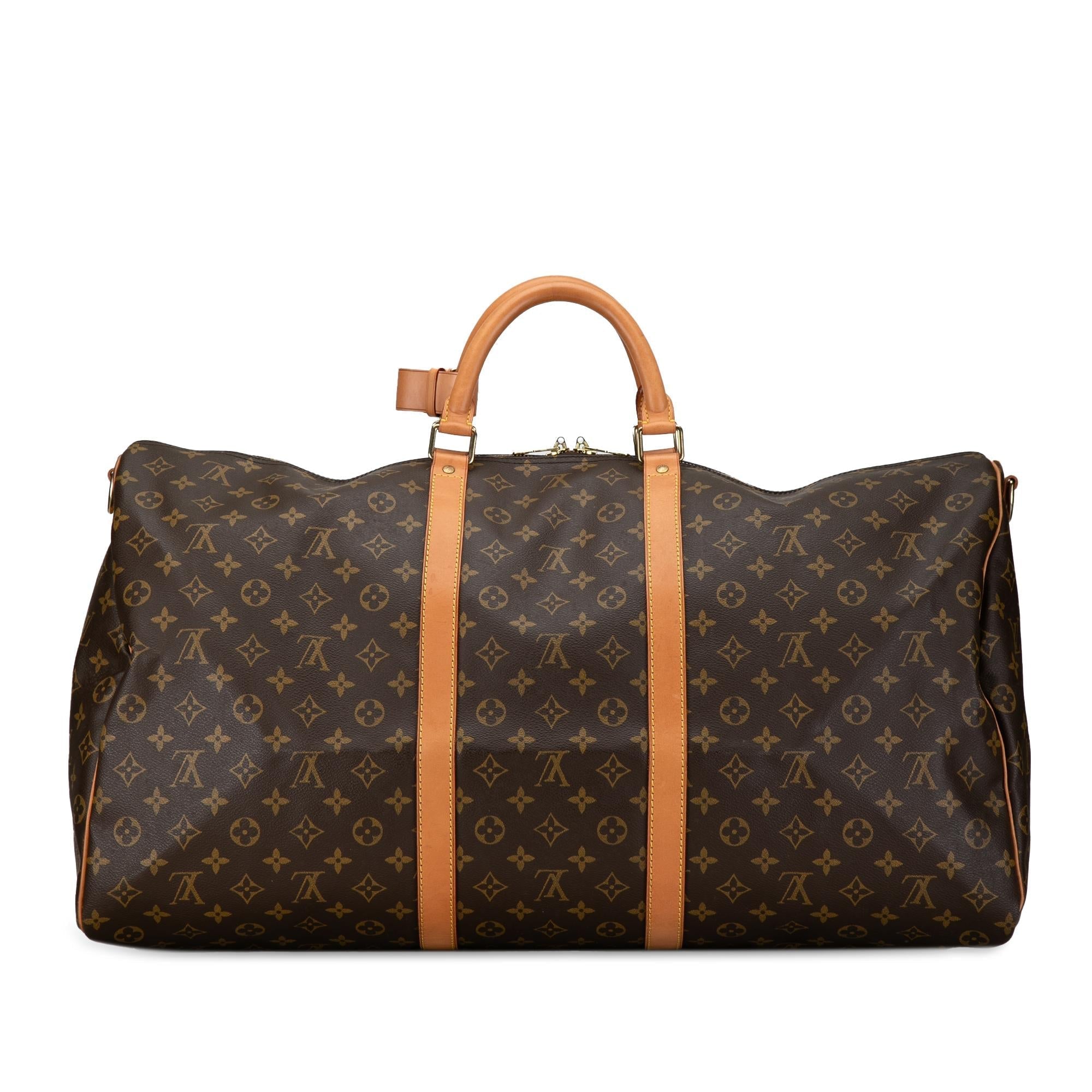 Louis Vuitton Monogram Keepall Bandouliere 60 (SHG-3XrsBP)
