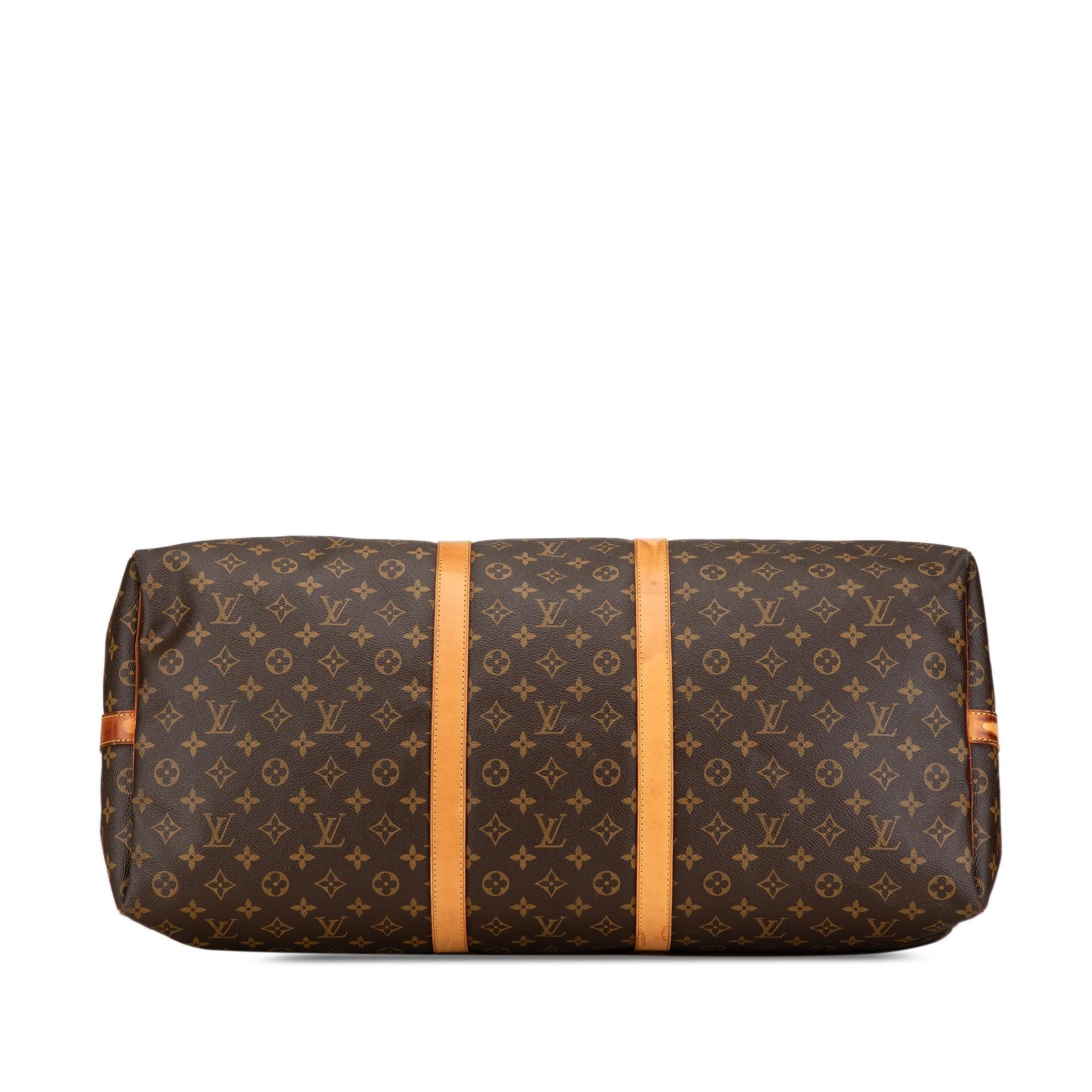Louis Vuitton Monogram Keepall Bandouliere 60 (SHG-nWo2WS)