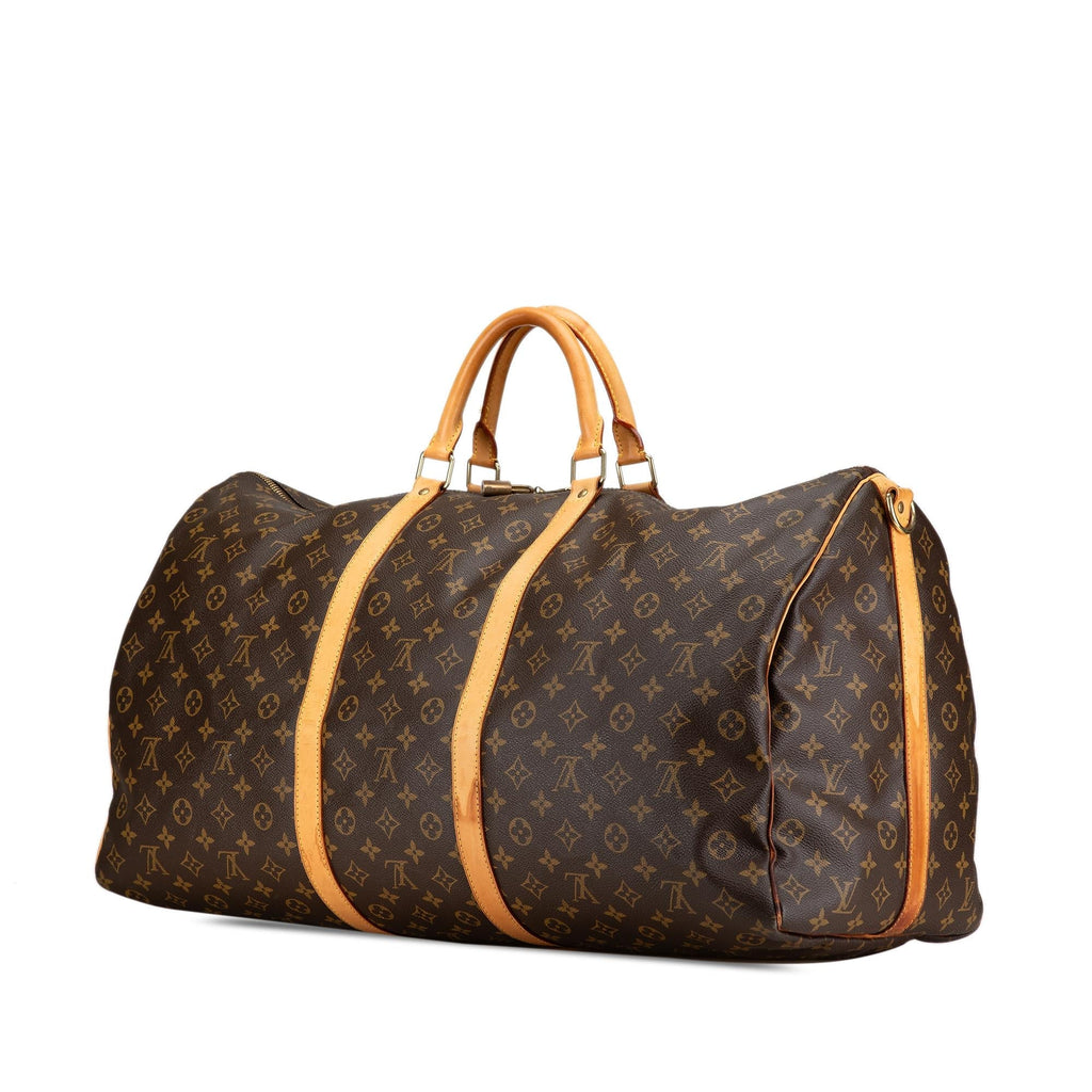 Louis Vuitton Monogram Keepall Bandouliere 60 (SHG-nWo2WS)