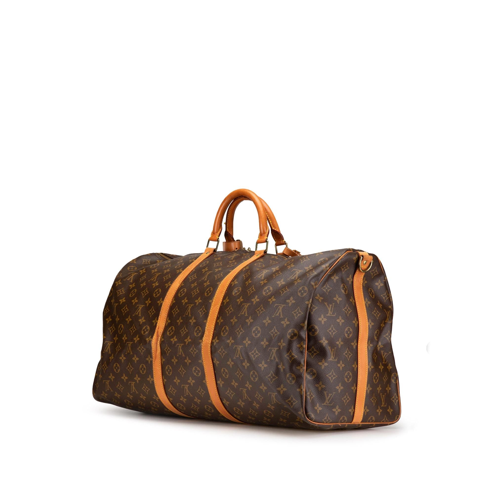 Louis Vuitton Monogram Keepall Bandouliere 60