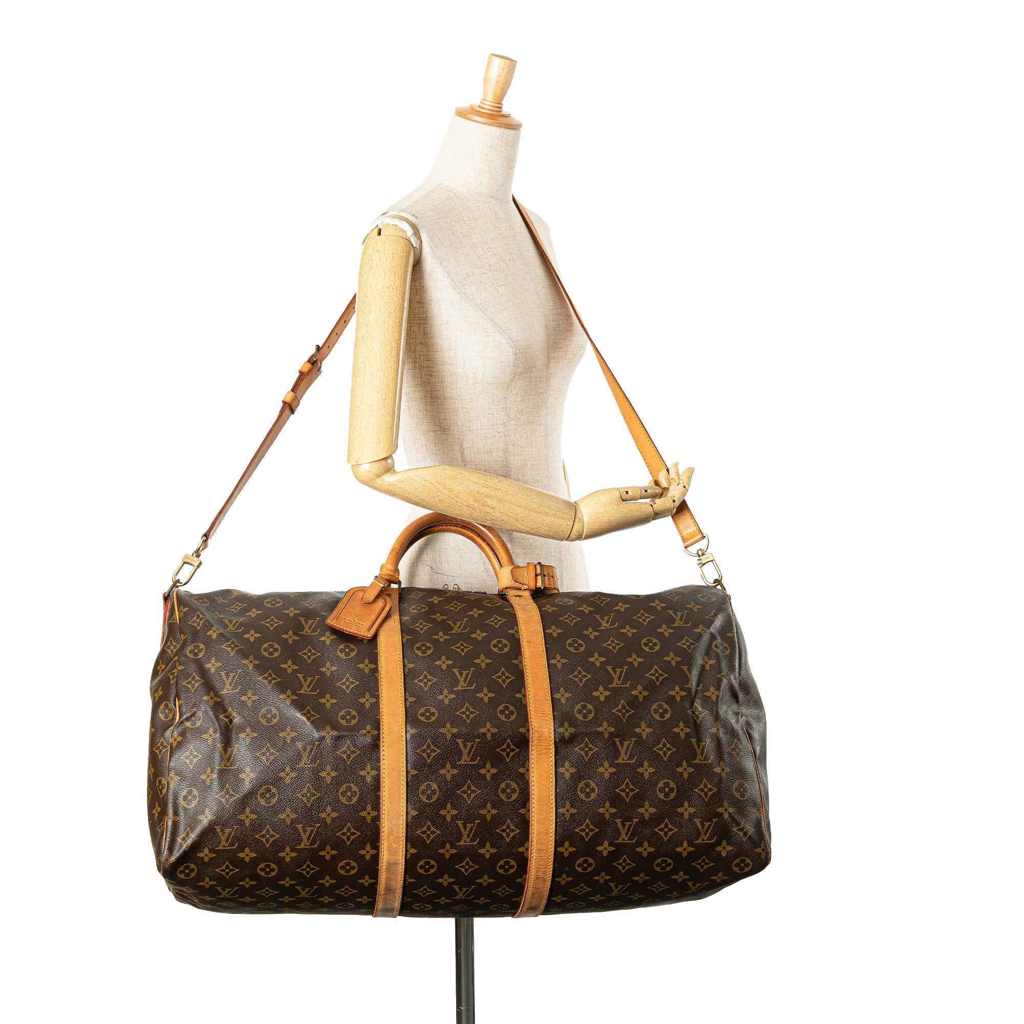 Louis Vuitton Monogram Keepall Bandouliere 60