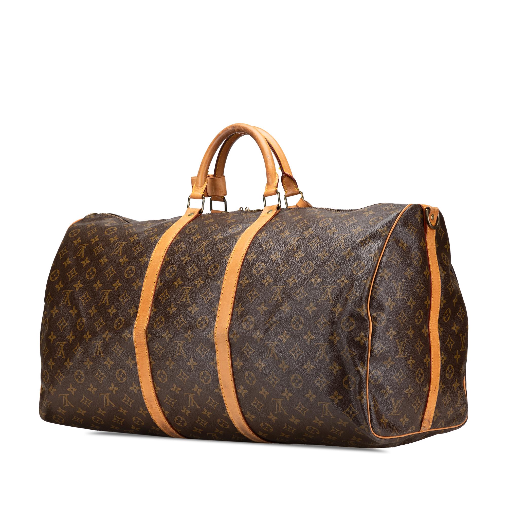 Louis Vuitton Monogram Keepall Bandouliere 60