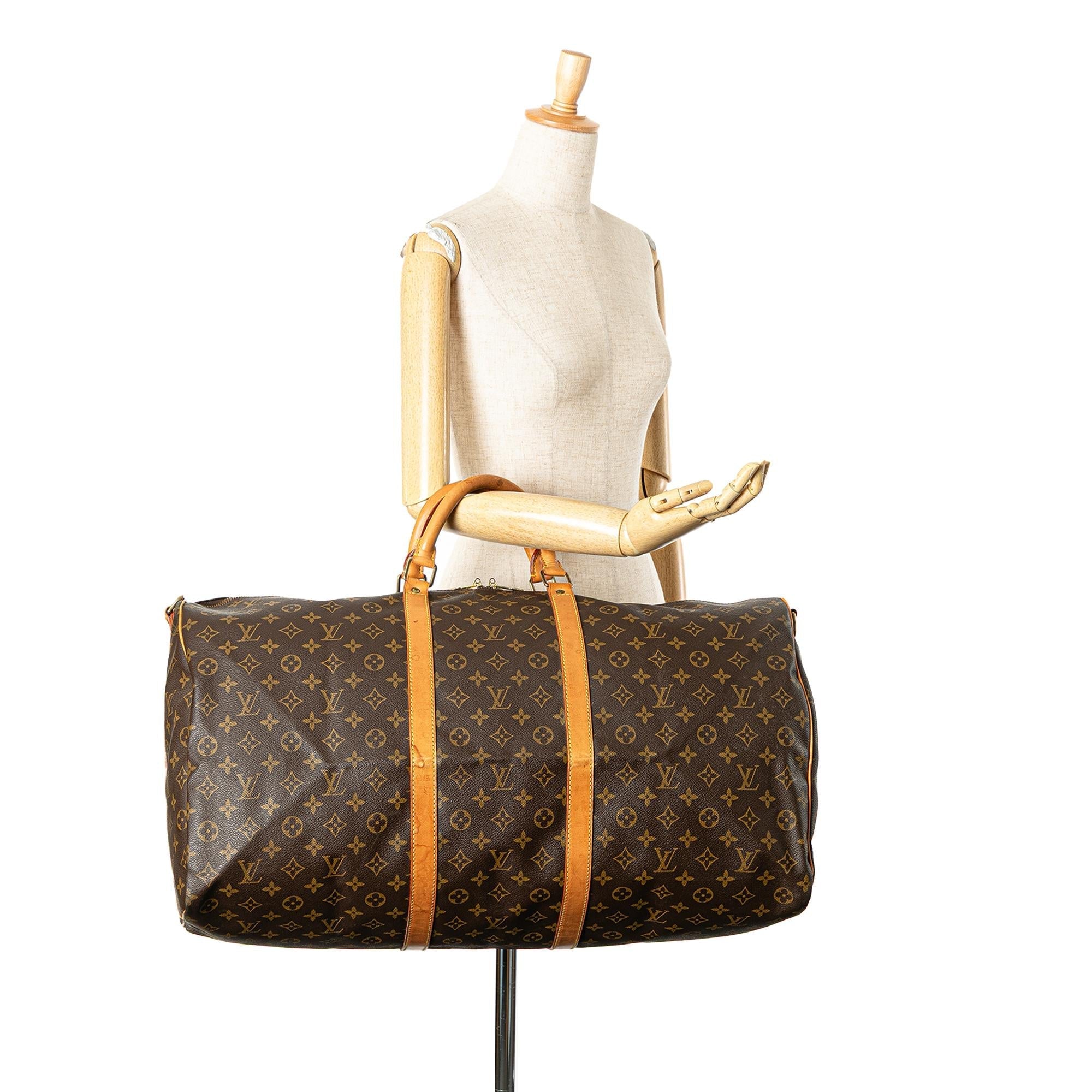 Louis Vuitton Monogram Keepall Bandouliere 60
