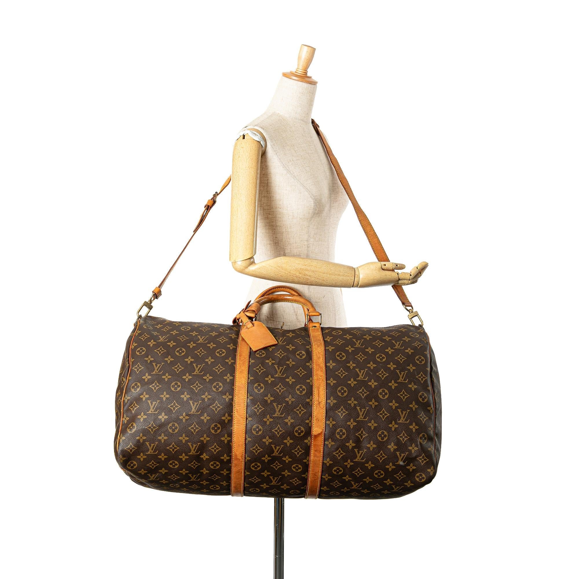 Louis Vuitton Monogram Keepall Bandouliere 60