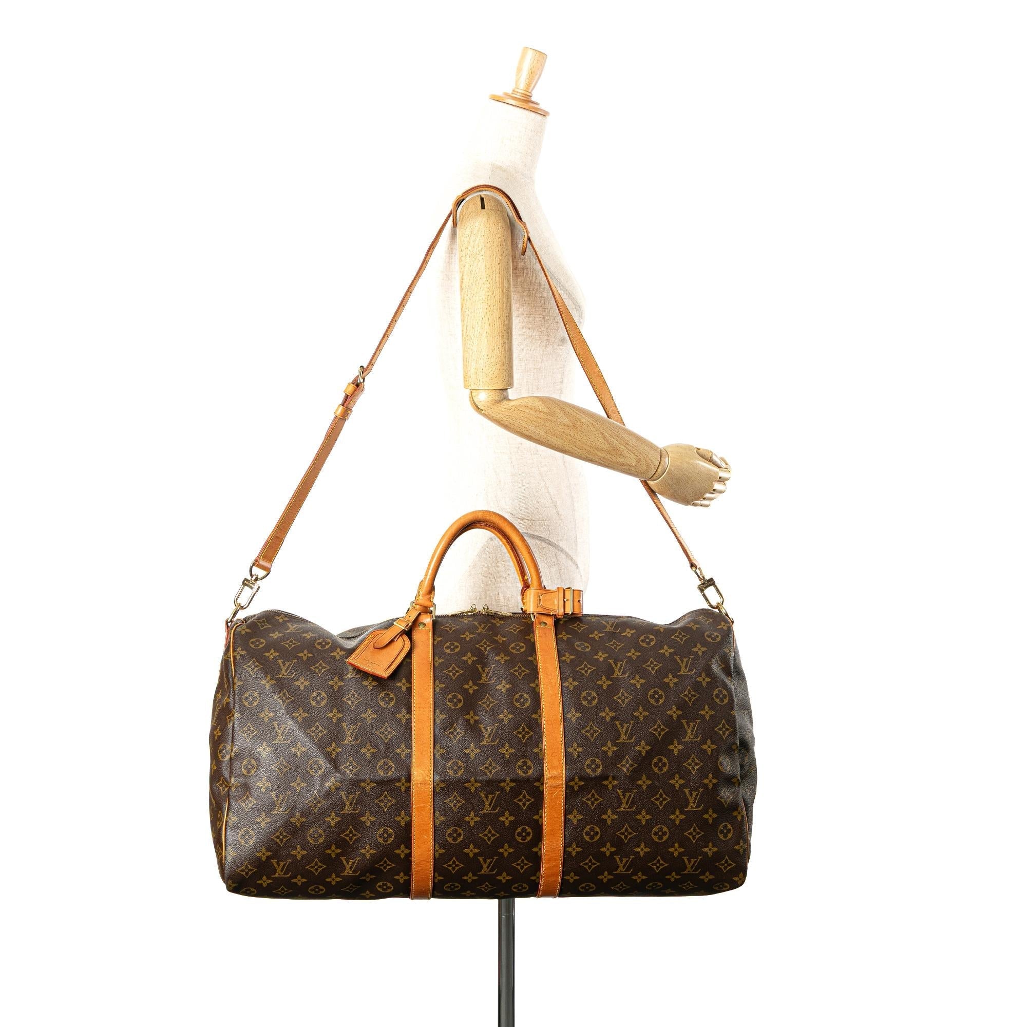 Louis Vuitton Monogram Keepall Bandouliere 60