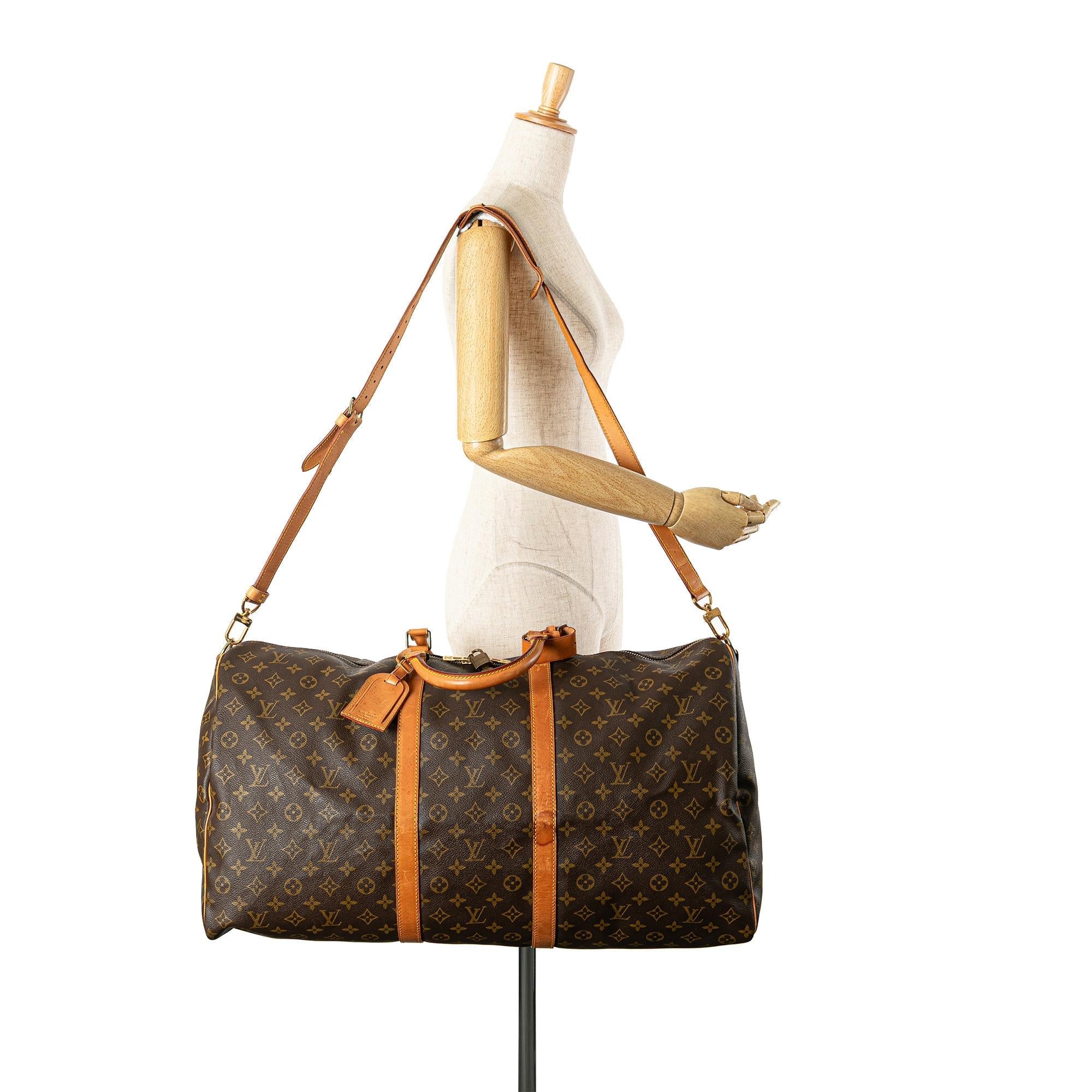 Louis Vuitton Monogram Keepall Bandouliere 60