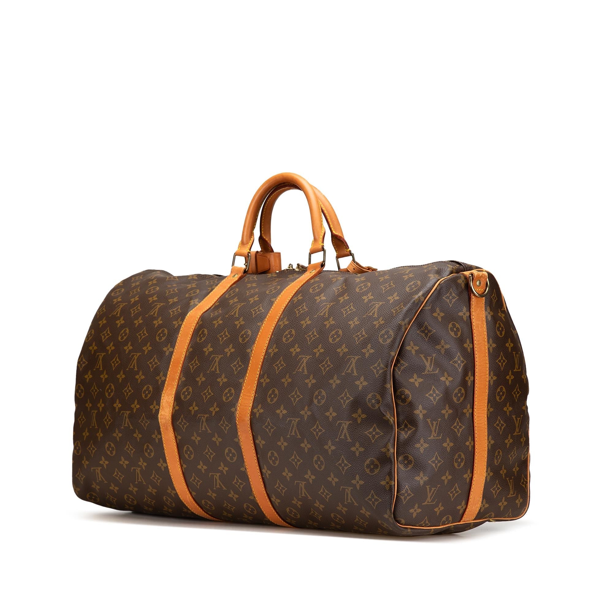 Louis Vuitton Monogram Keepall Bandouliere 60