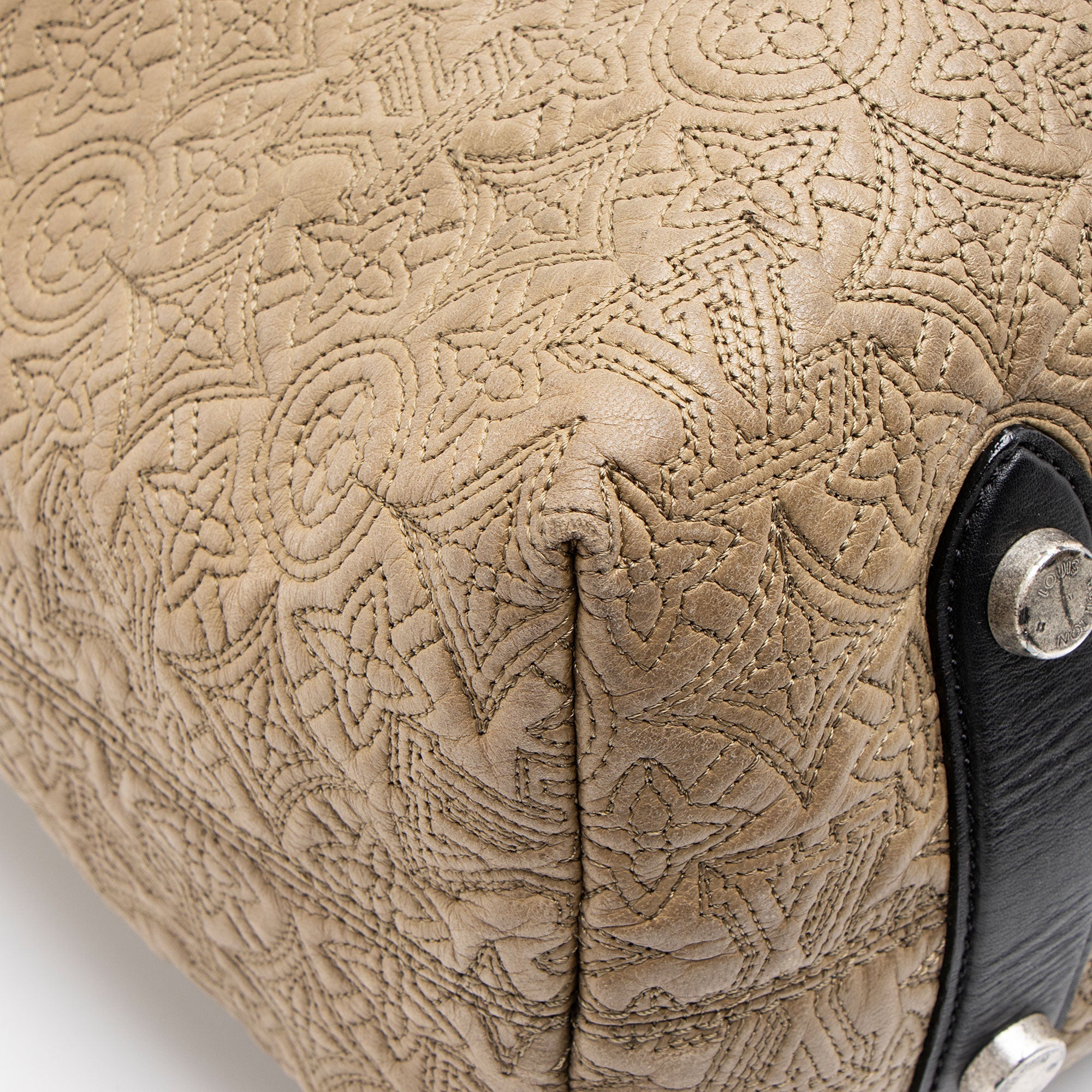 Louis Vuitton Monogram Lambskin Antheia GM Hobo