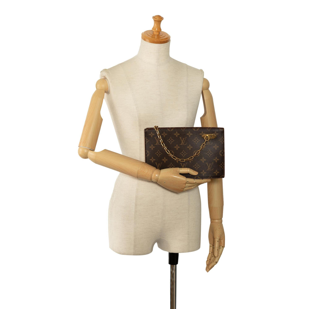 Louis Vuitton Monogram Legacy Chain Clutch (SHG-QOW4Cw)
