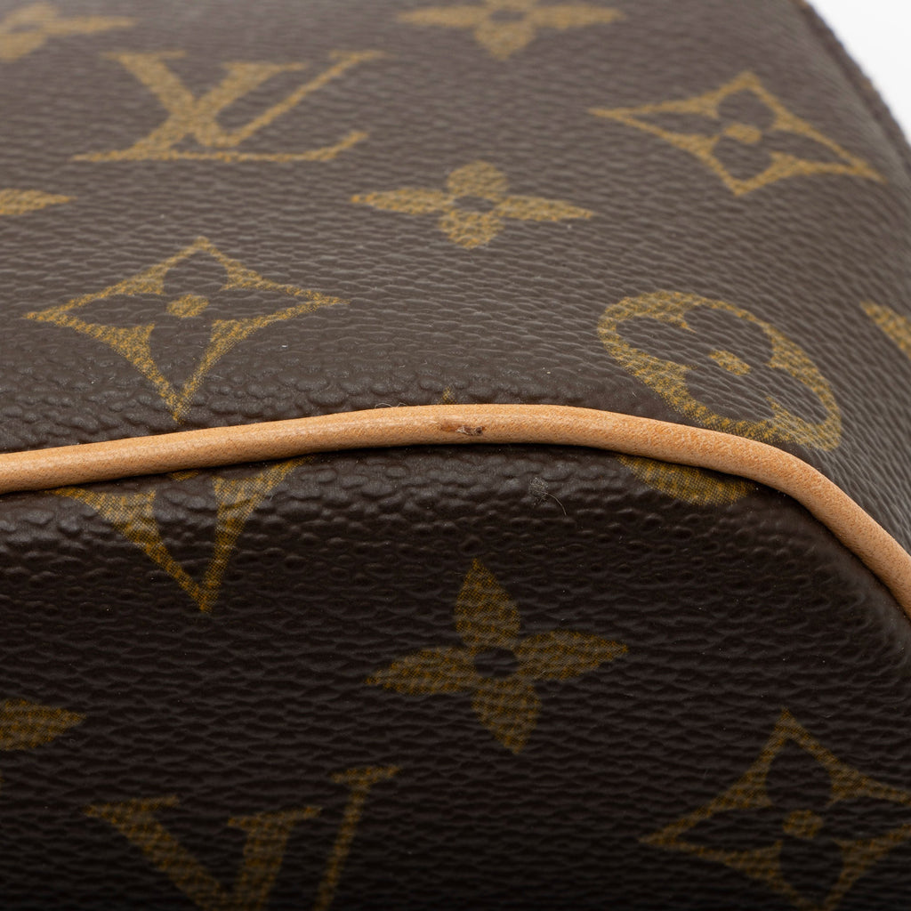 Louis Vuitton Monogram Leopard Print Pony Hair Azzedine Alaia Cosmetic Pouch (SHF-E6mACQ)