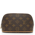 Louis Vuitton Monogram Leopard Print Pony Hair Azzedine Alaia Cosmetic Pouch (SHF-E6mACQ)