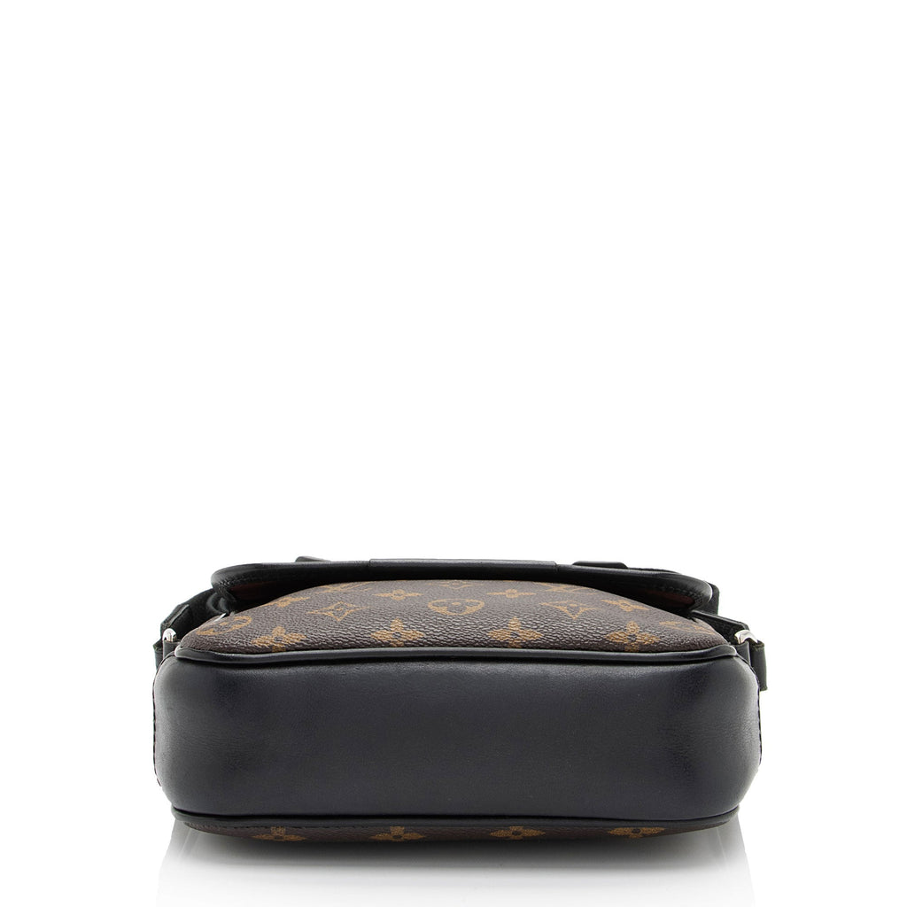 Louis Vuitton Monogram Macassar Canvas Bass PM Messenger (SHF-i6wW4R)