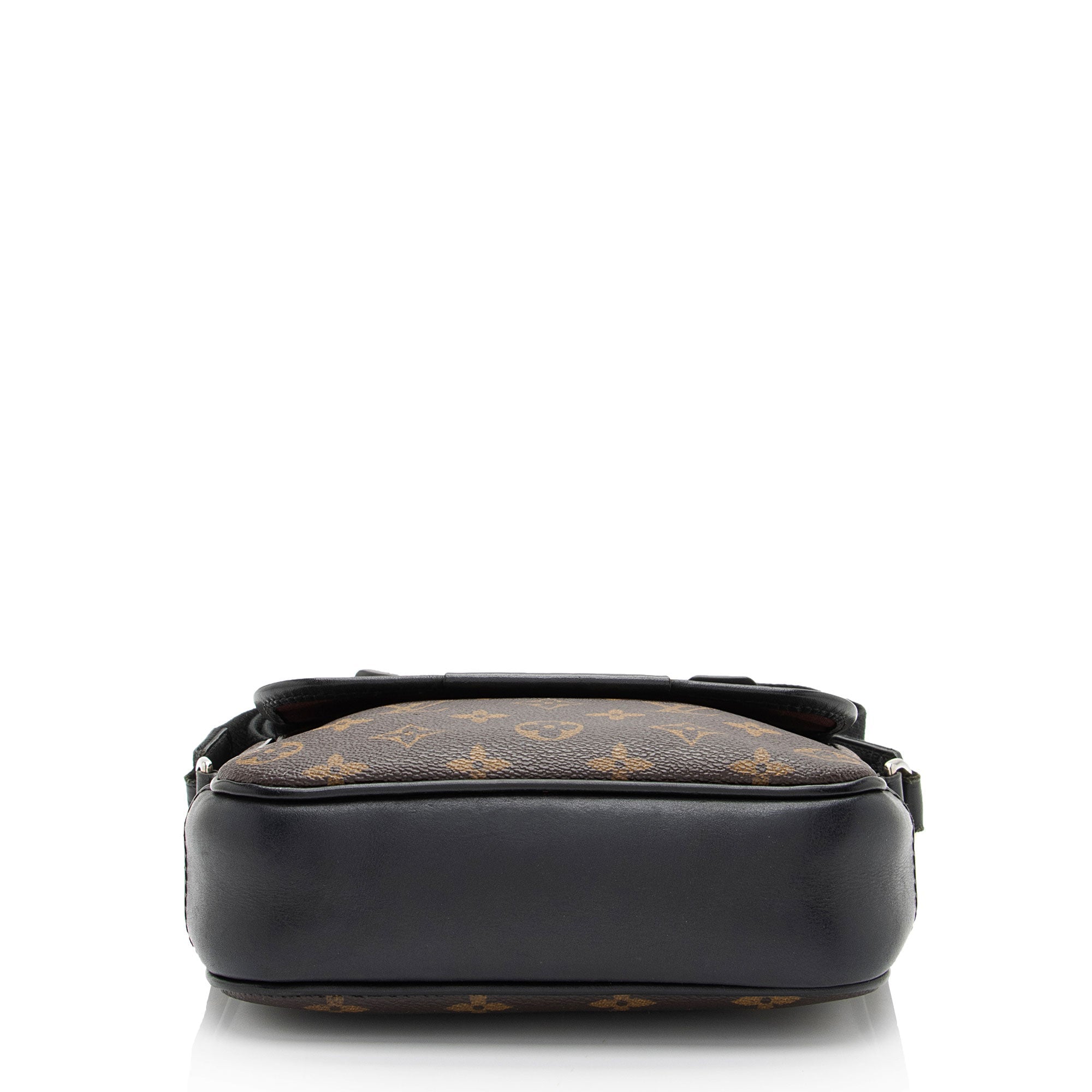 Louis Vuitton Monogram Macassar Canvas Bass PM Messenger (SHF-i6wW4R)