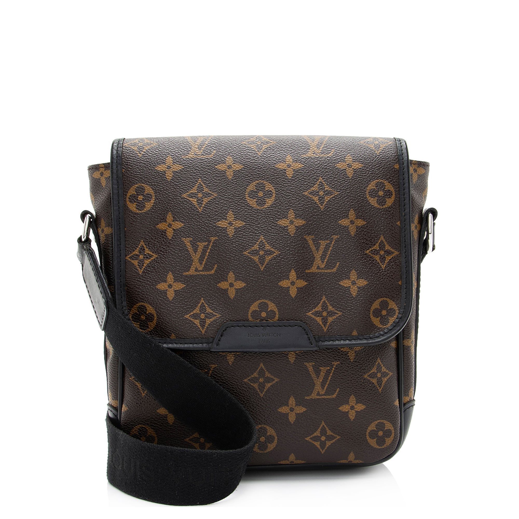 Louis Vuitton Monogram Macassar Canvas Bass PM Messenger (SHF-i6wW4R)