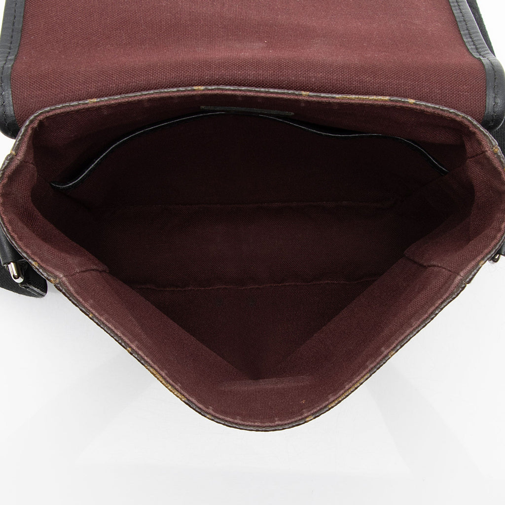 Louis Vuitton Monogram Macassar Canvas Bass PM Messenger (SHF-i6wW4R)