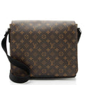 Louis Vuitton Monogram Macassar Canvas District MM Messenger