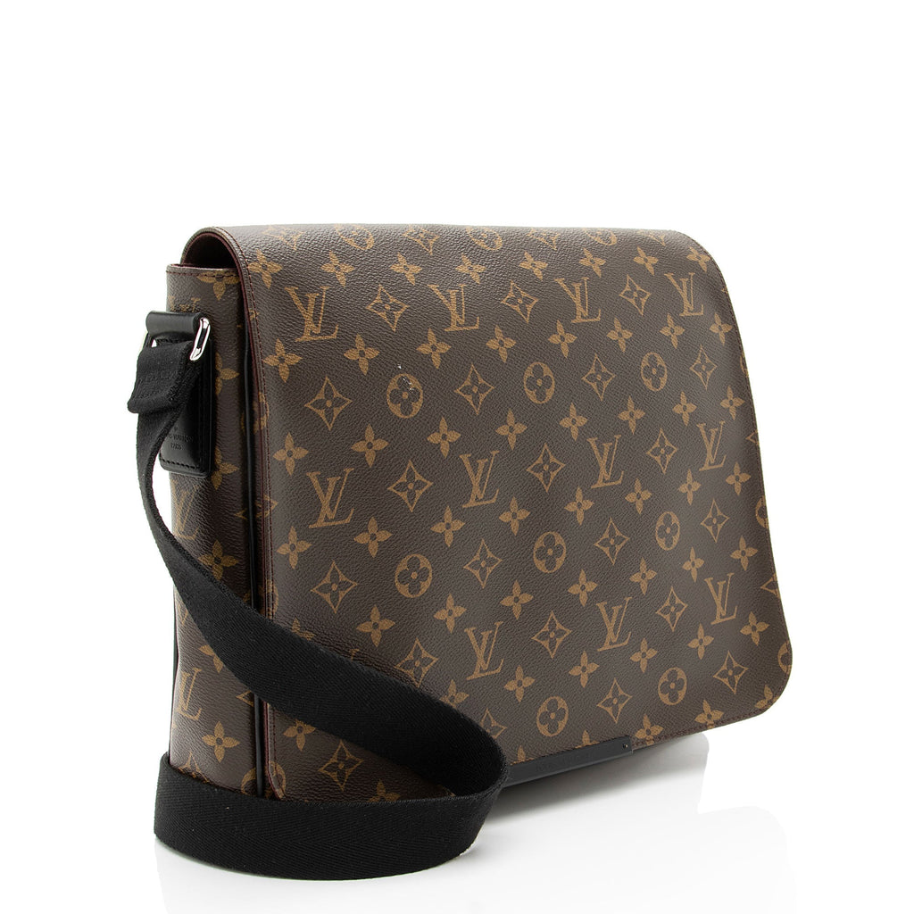 Louis Vuitton Monogram Macassar Canvas District MM Messenger