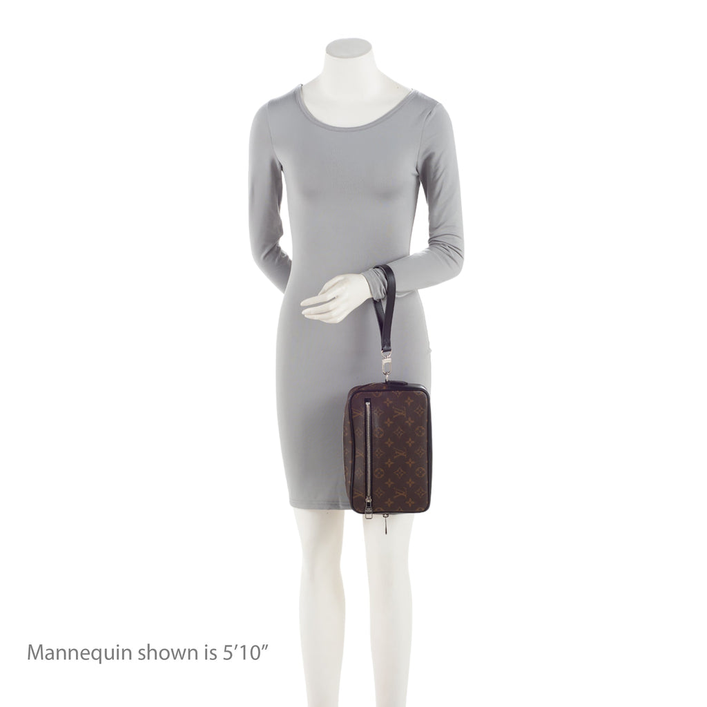 Louis Vuitton Monogram Macassar Kasai Clutch