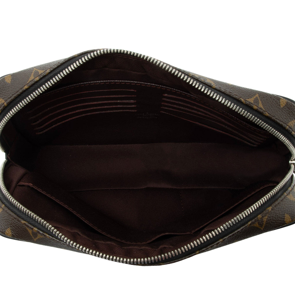 Louis Vuitton Monogram Macassar Kasai Clutch