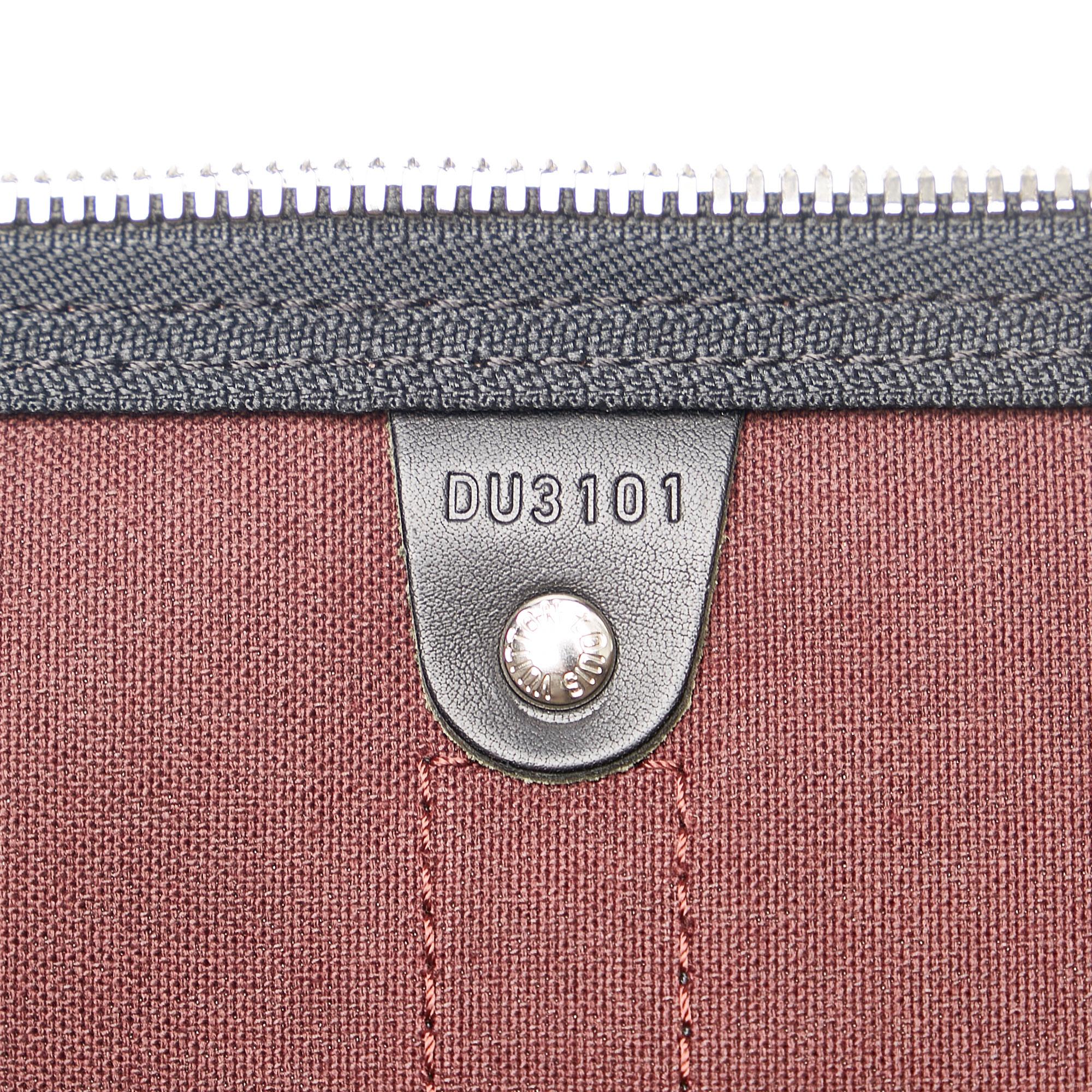Louis Vuitton Monogram Macassar Keepall Bandouliere 55 (SHG-34578)