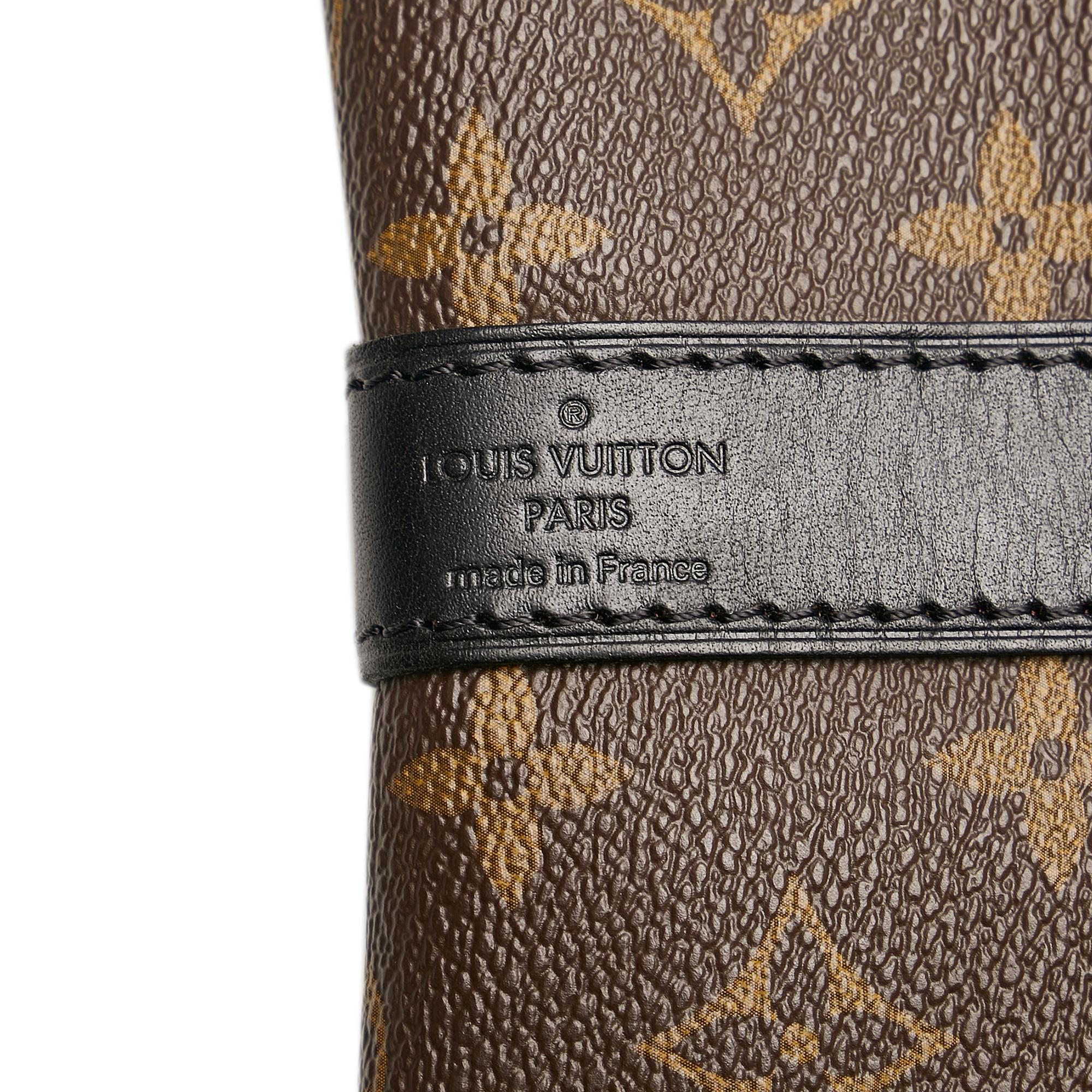Louis Vuitton Monogram Macassar Keepall Bandouliere 55 (SHG-34578)