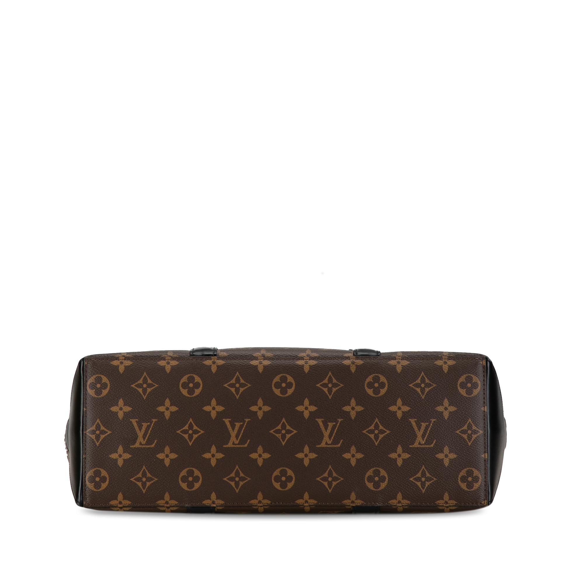 Louis Vuitton Monogram Macassar Week-End Tote PM (SHG-x7YkxE)