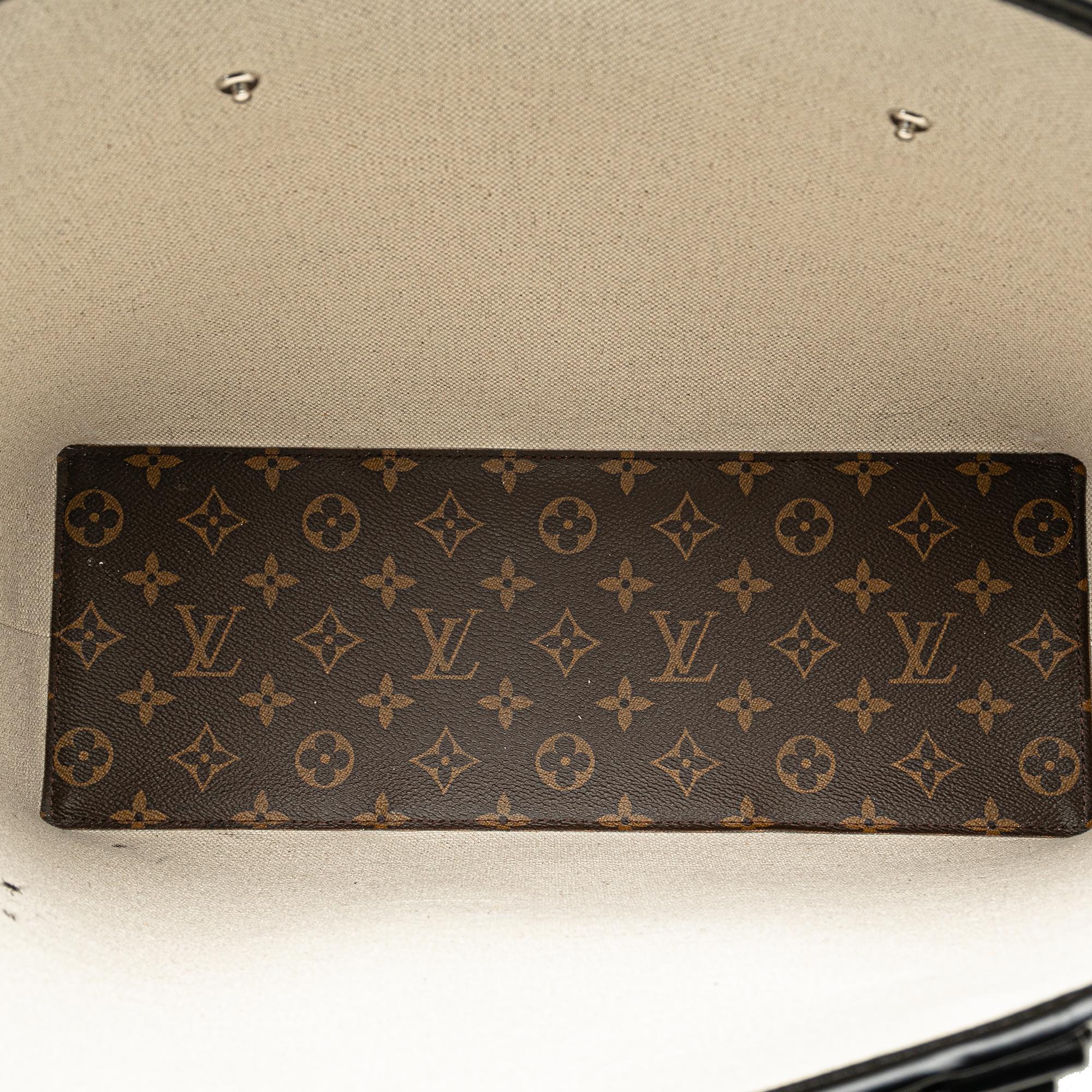 Louis Vuitton Monogram Macassar Week-End Tote PM (SHG-x7YkxE)