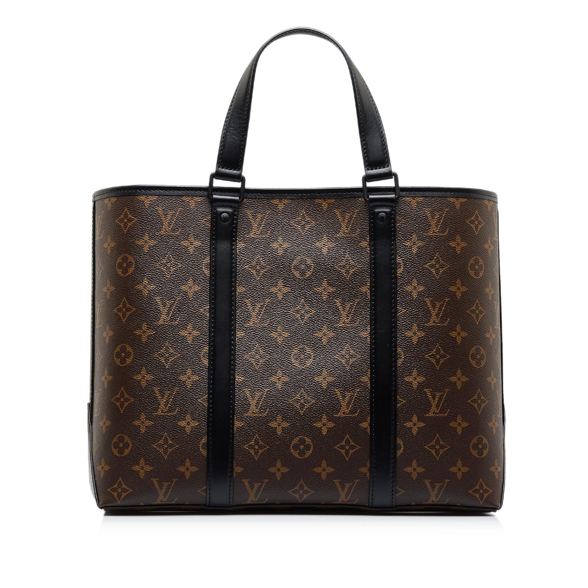 Louis Vuitton Monogram Macassar Weekend Tote PM (SHG-fsSloV)