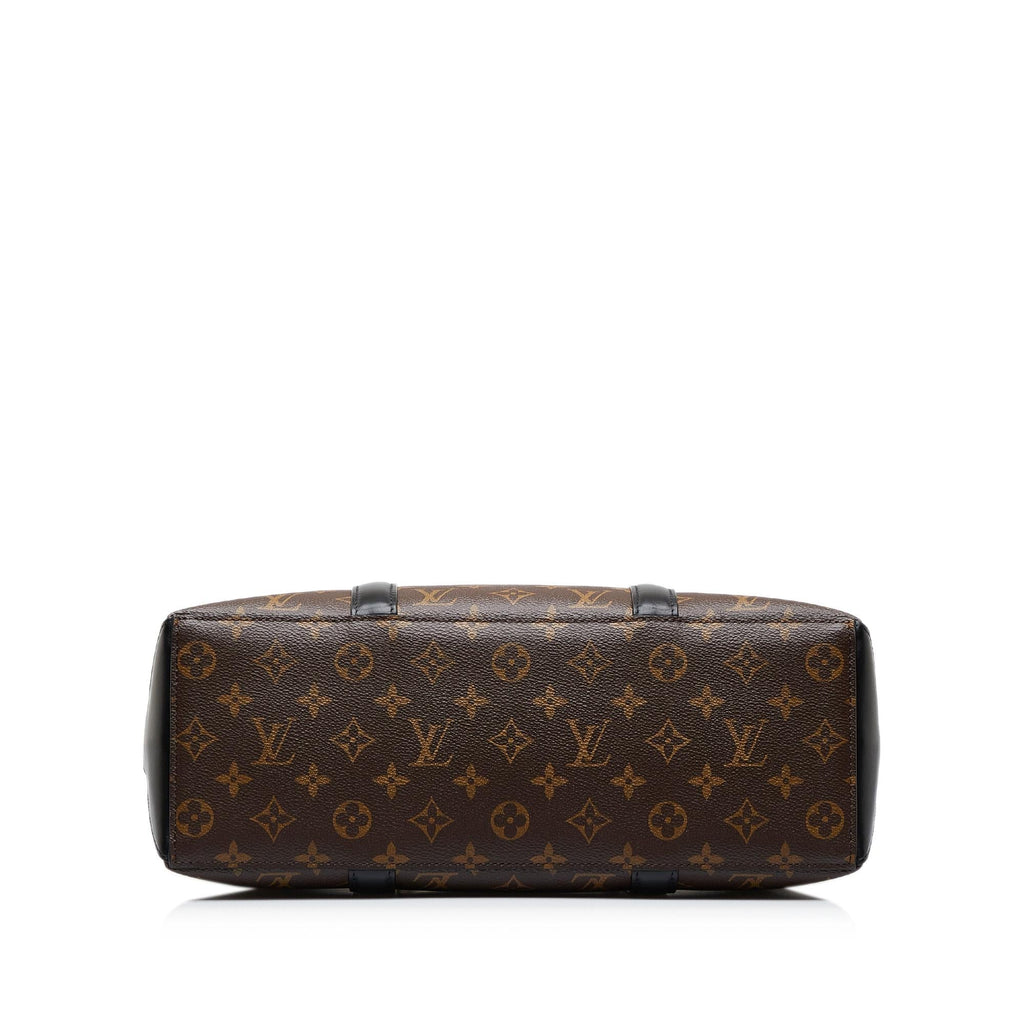 Louis Vuitton Monogram Macassar Weekend Tote PM (SHG-fsSloV)