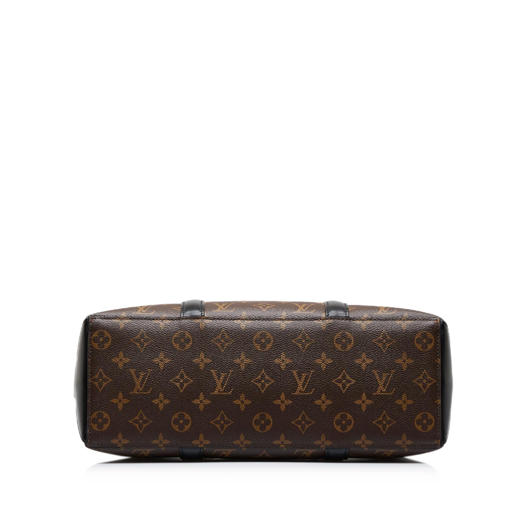 Louis Vuitton Monogram Macassar Weekend Tote PM (SHG-fsSloV)