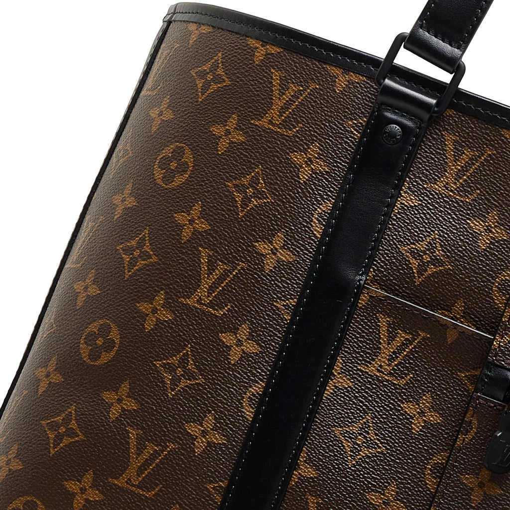 Louis Vuitton Monogram Macassar Weekend Tote PM (SHG-fsSloV)